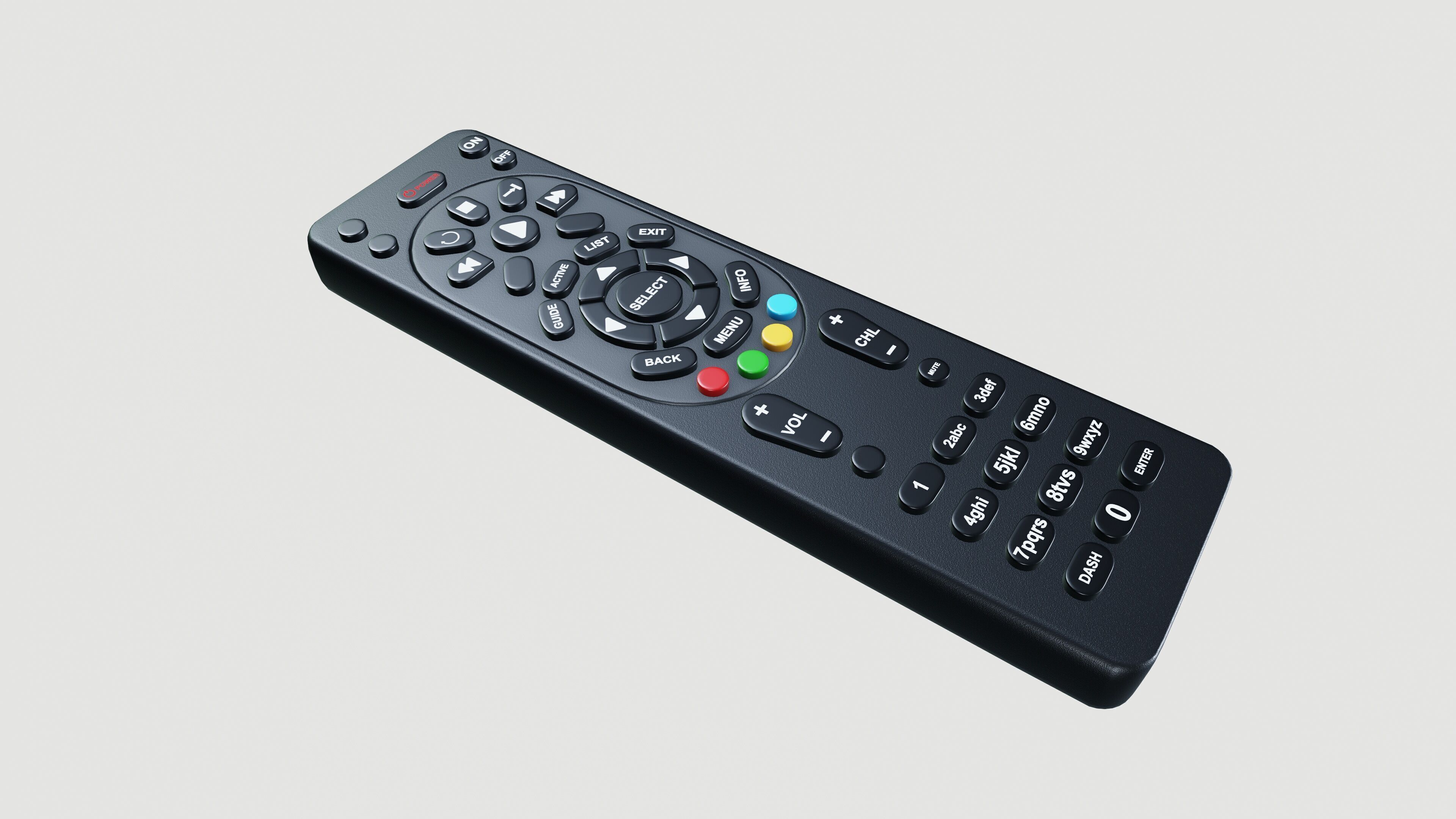 Remote Control 3D model_2