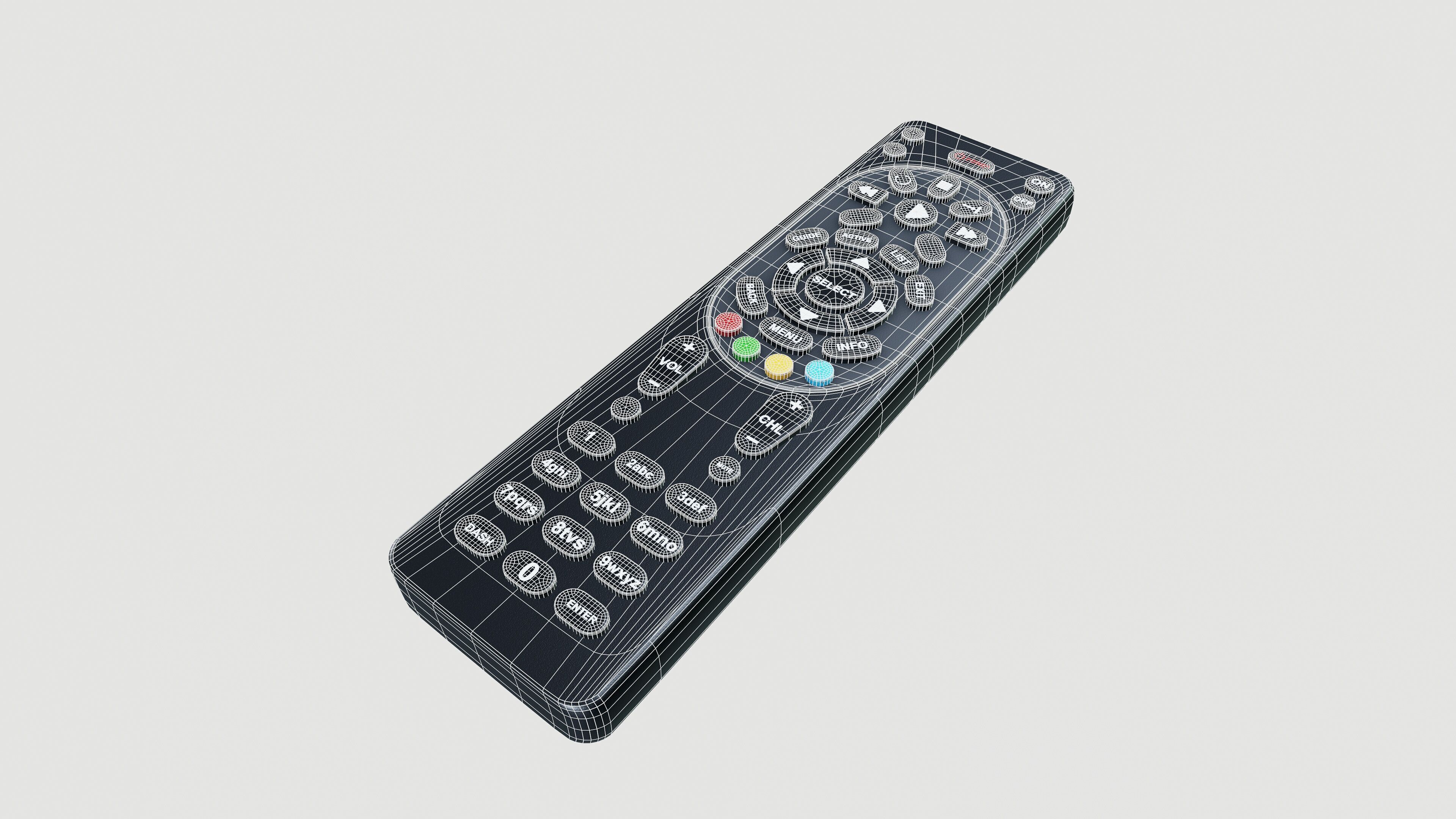 Remote Control 3D model_12