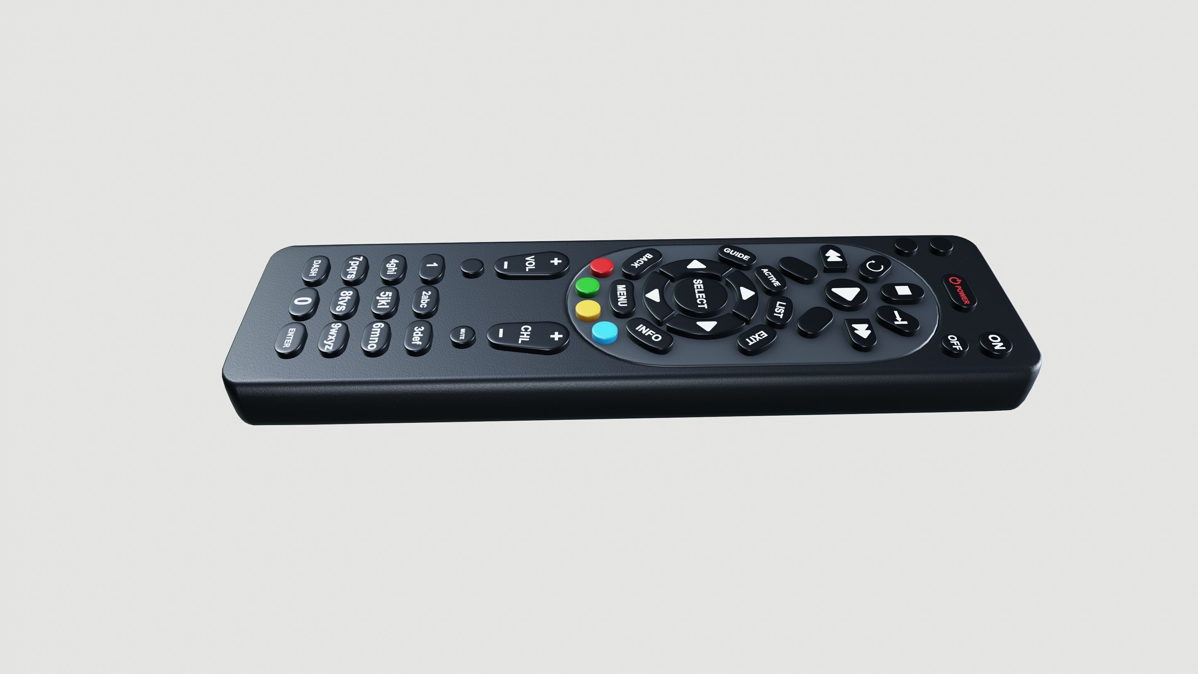Remote Control 3D model_4