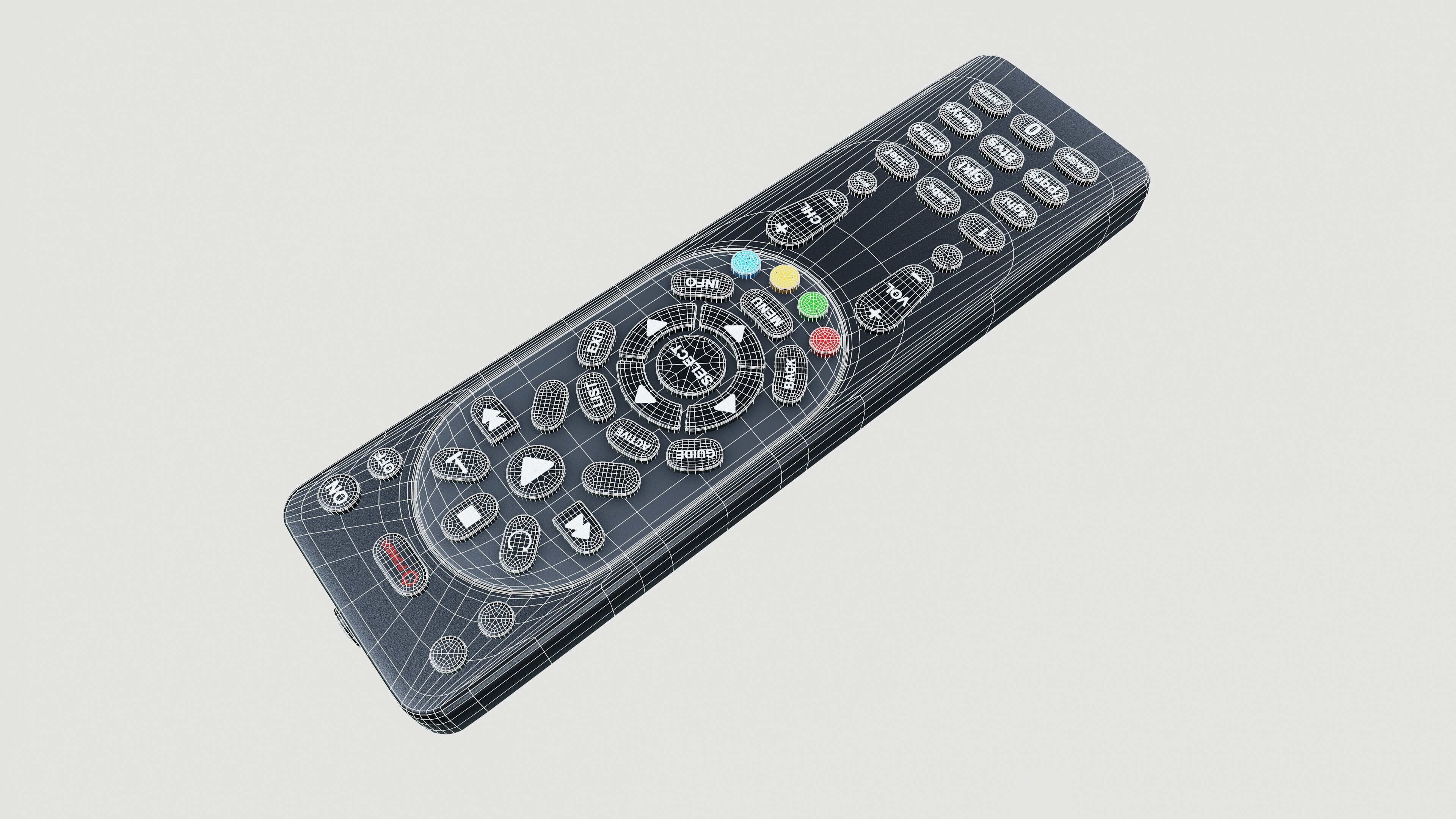 Remote Control 3D model_11