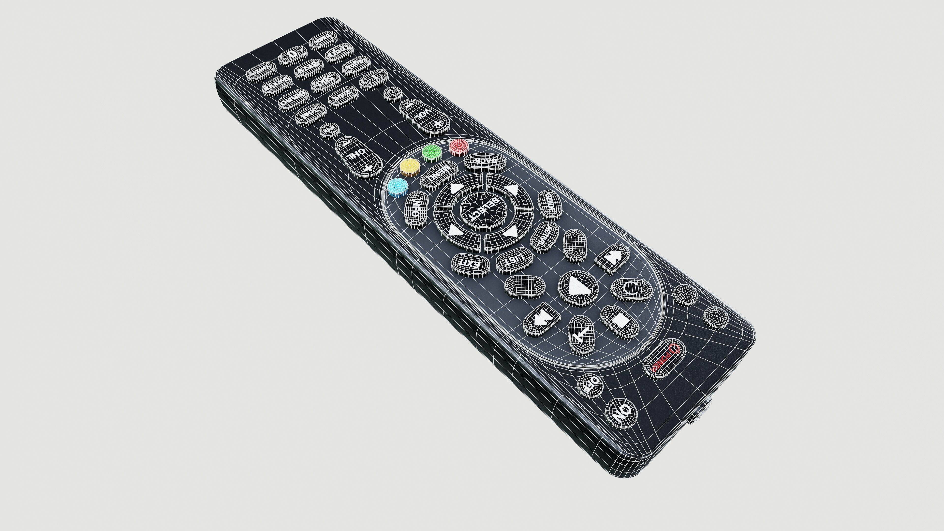 Remote Control 3D model_10