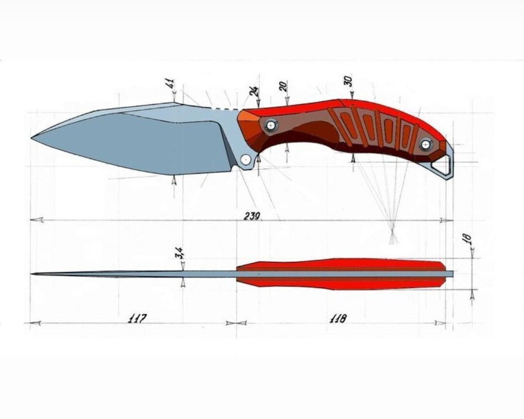 Knife 4 3D print Stl 3D print model_3