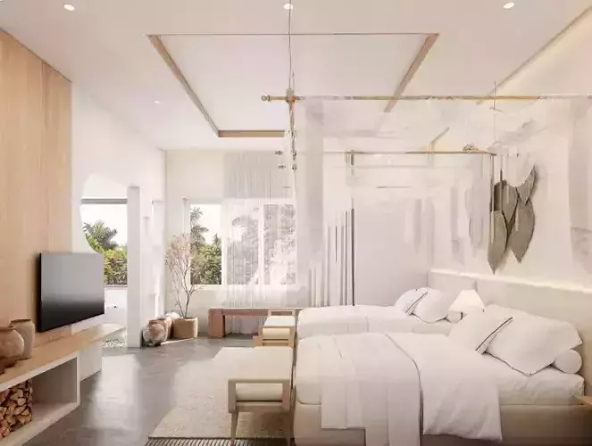 Bedroom Interior Model 3D model