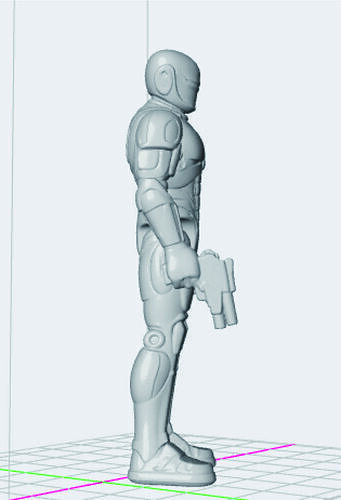 robocop ver 2014 kenner  3D print model