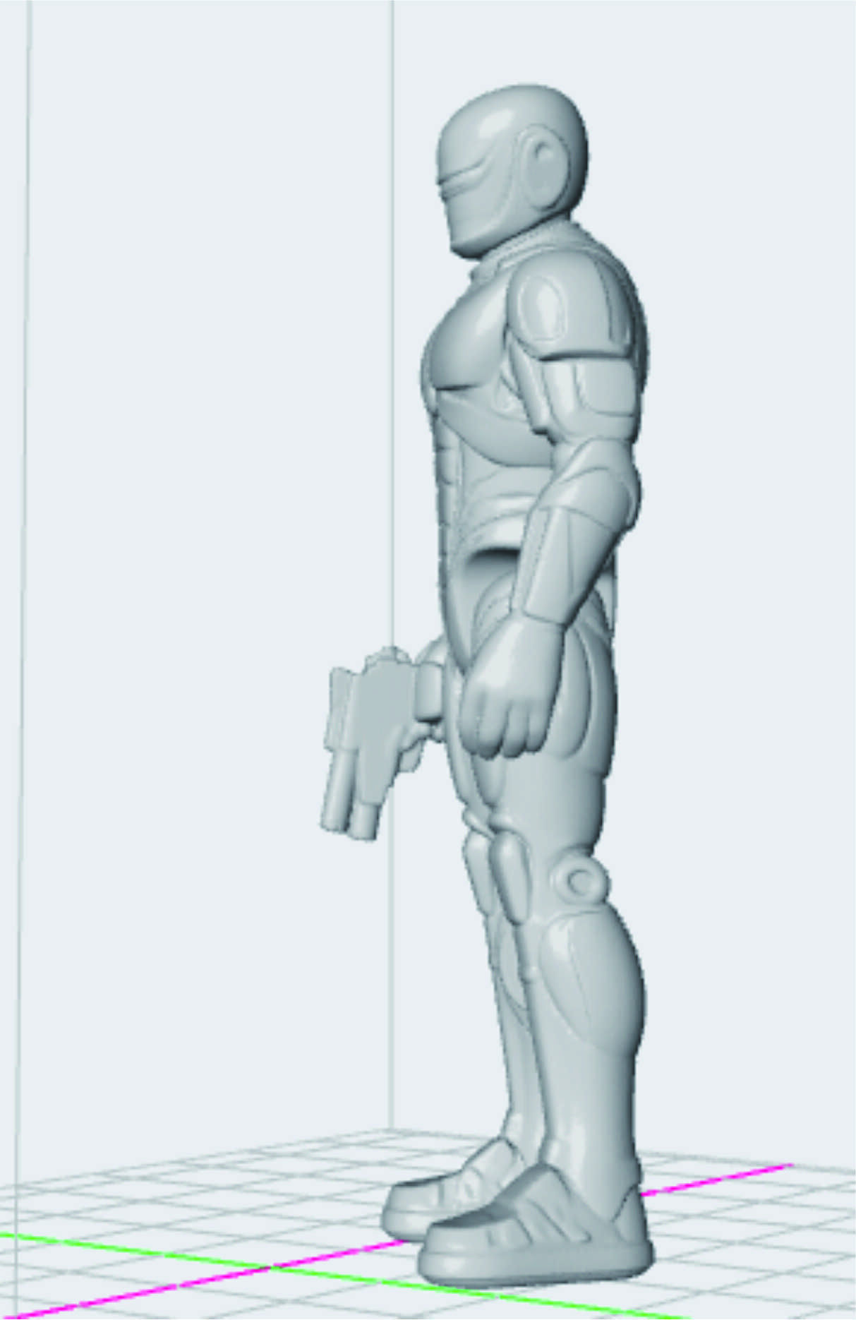 robocop ver 2014 kenner  3D print model_3