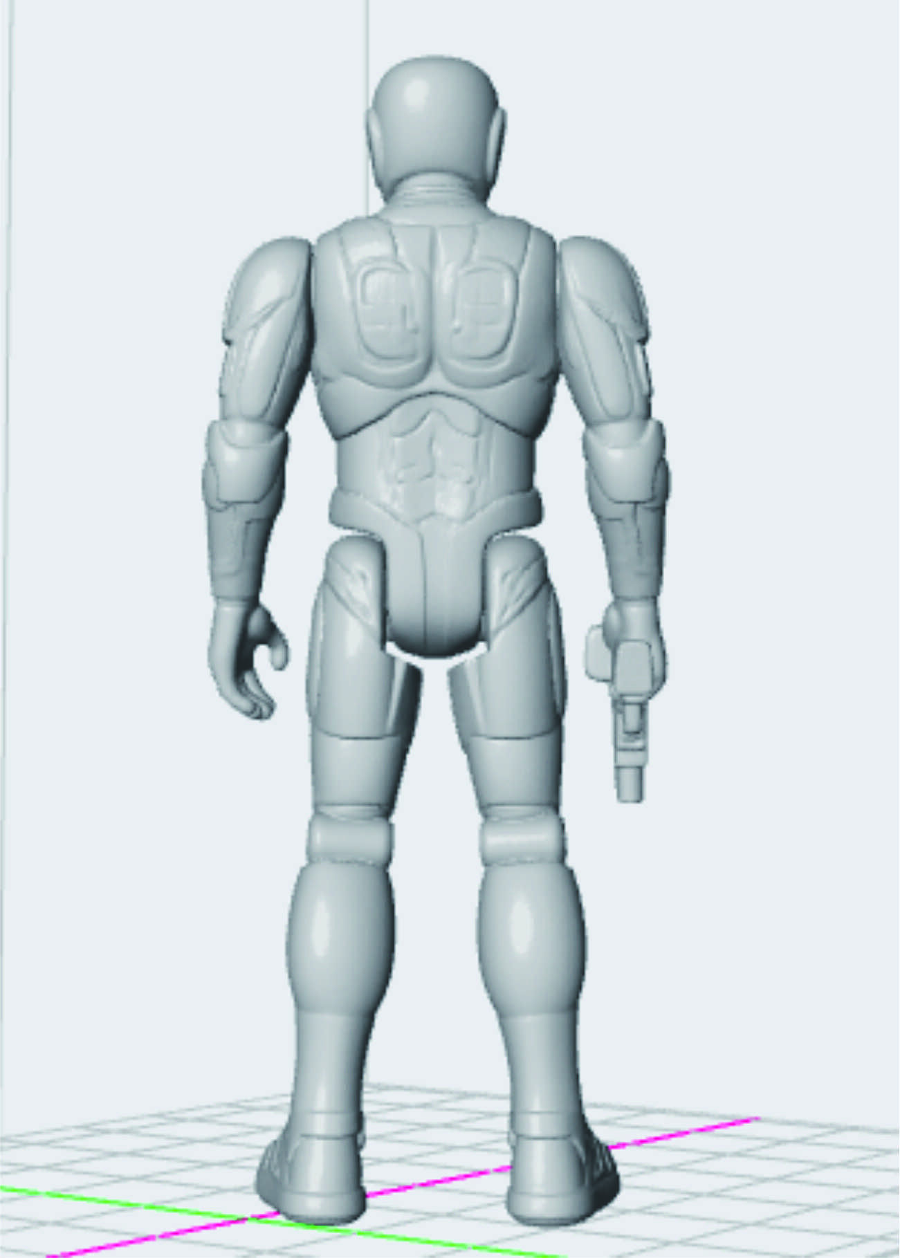 robocop ver 2014 kenner  3D print model_2