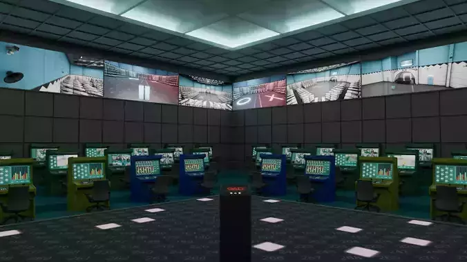 Squid Game Master Control Room 3D model