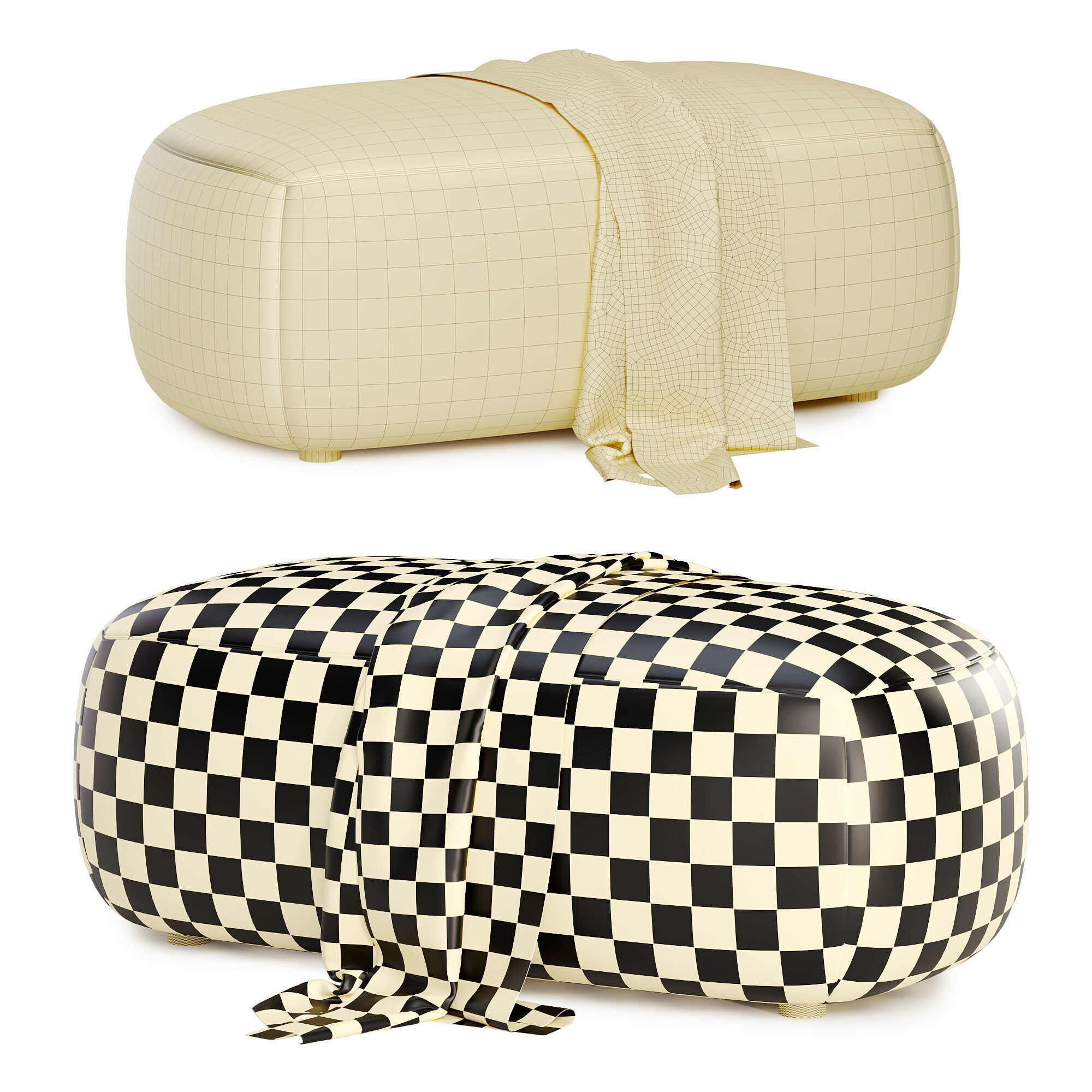 ribble bench 3D model_4