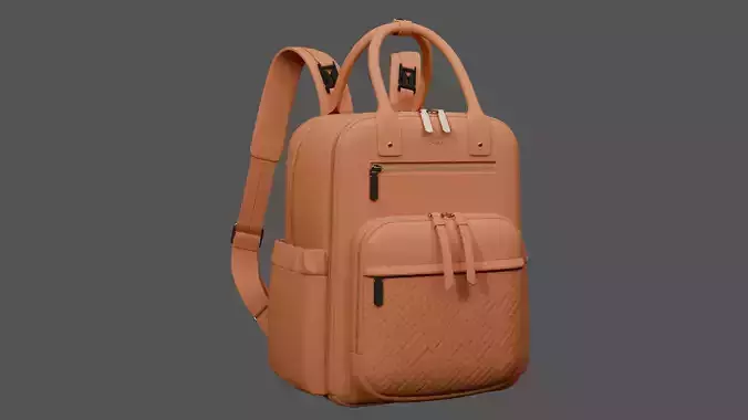 Bag BabbleRoo leather diaper