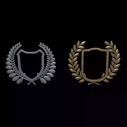 Shield Silhouette 3D model