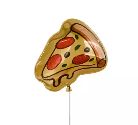 Pizza slice balloon fastfood shape party funny 