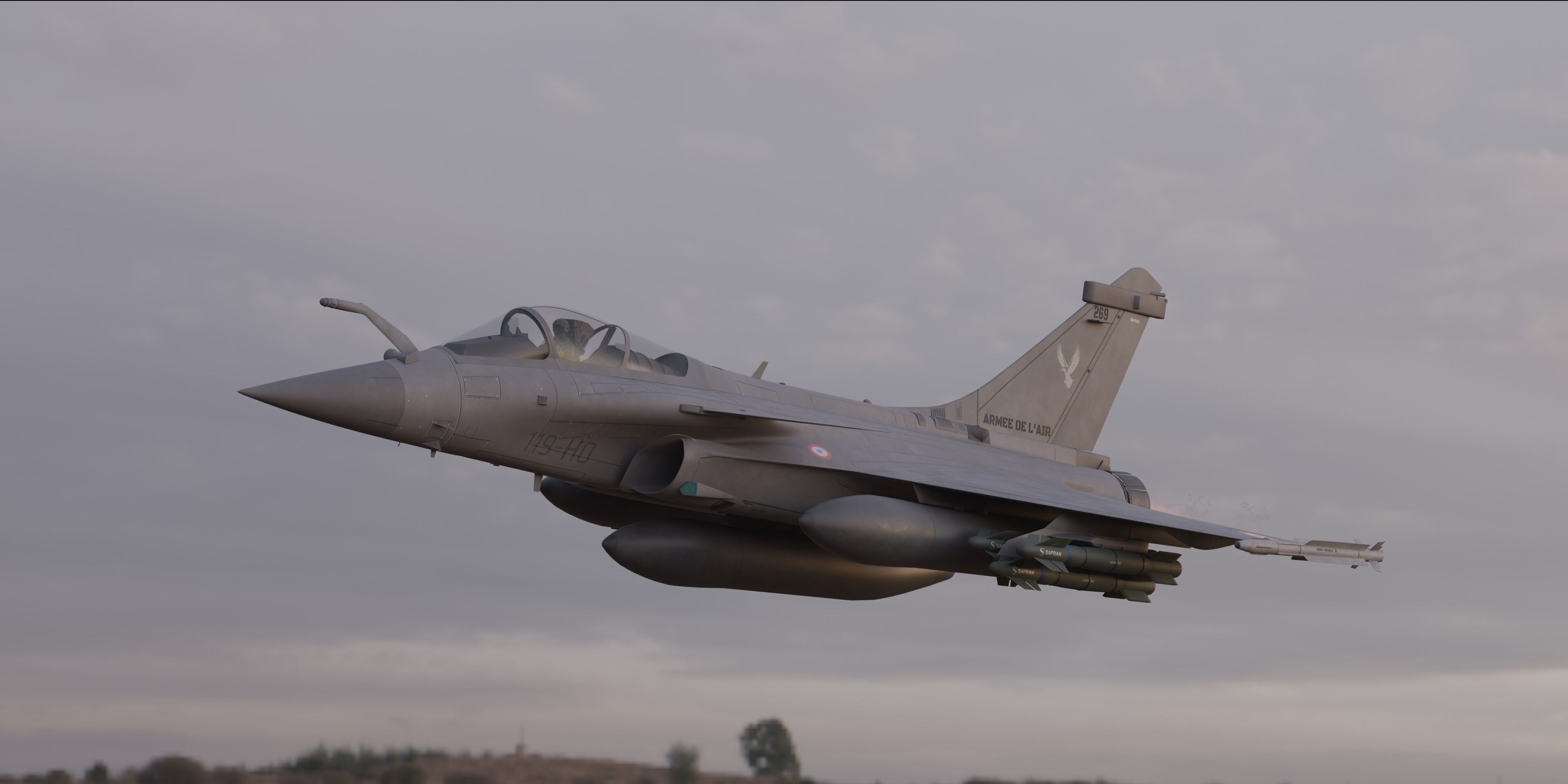 Dassault Rafale B 3D model_4