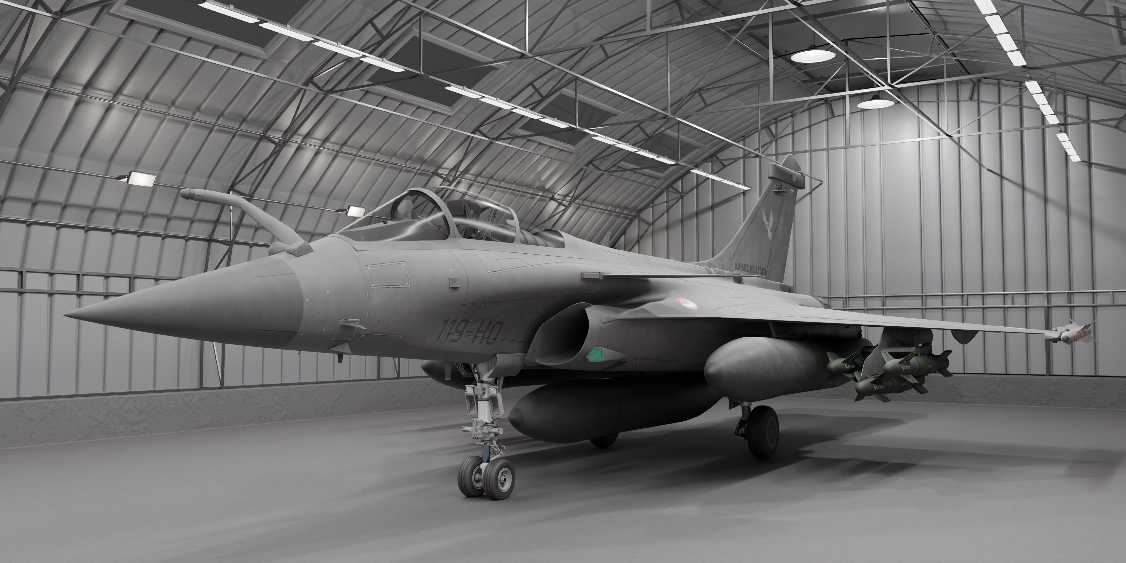 Dassault Rafale B 3D model_12