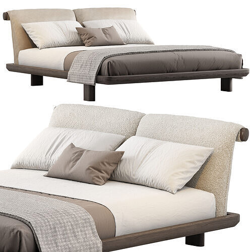 Molteni C Bed Tibeau 3D model