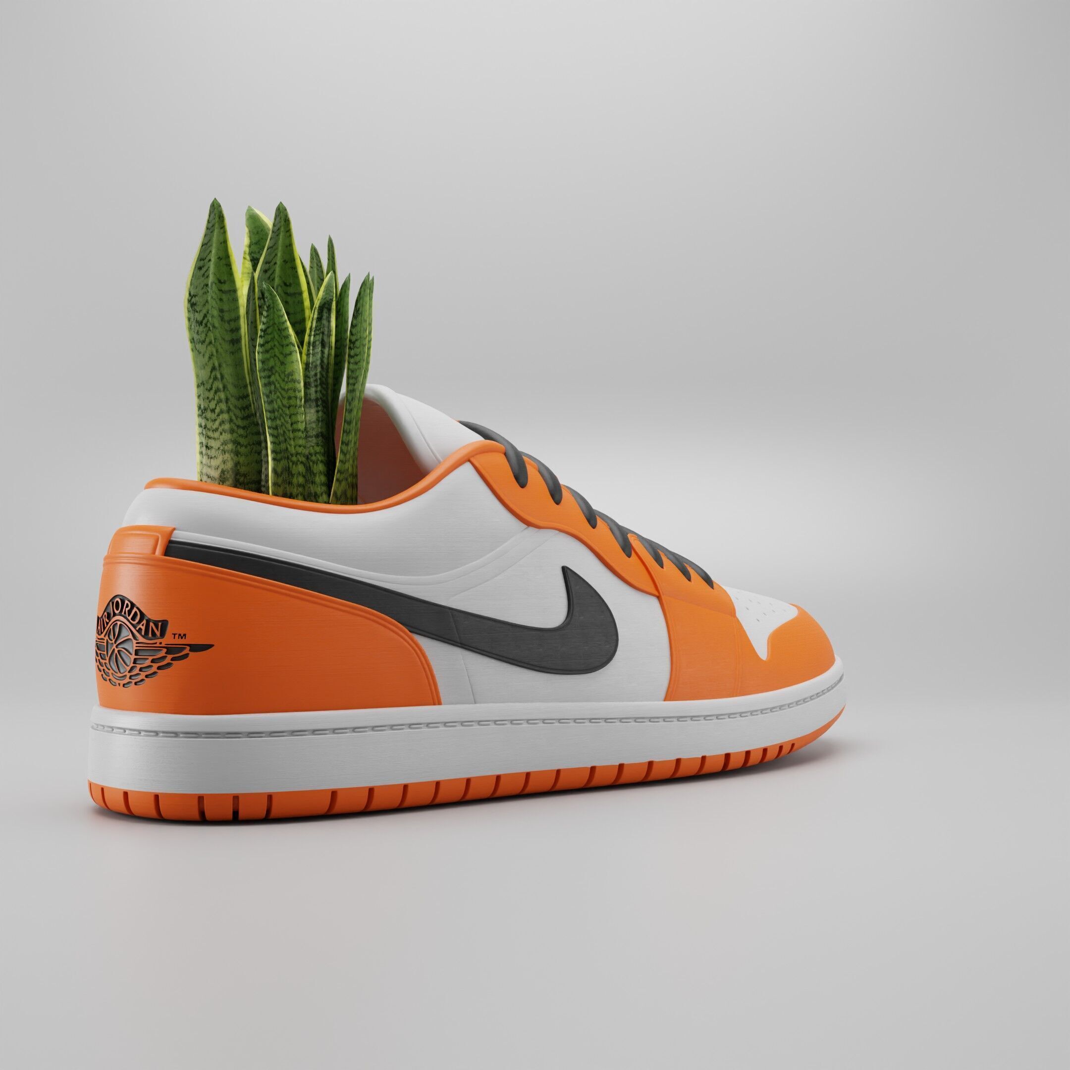  Nike Air Jordan 1 Low 3D print model_2