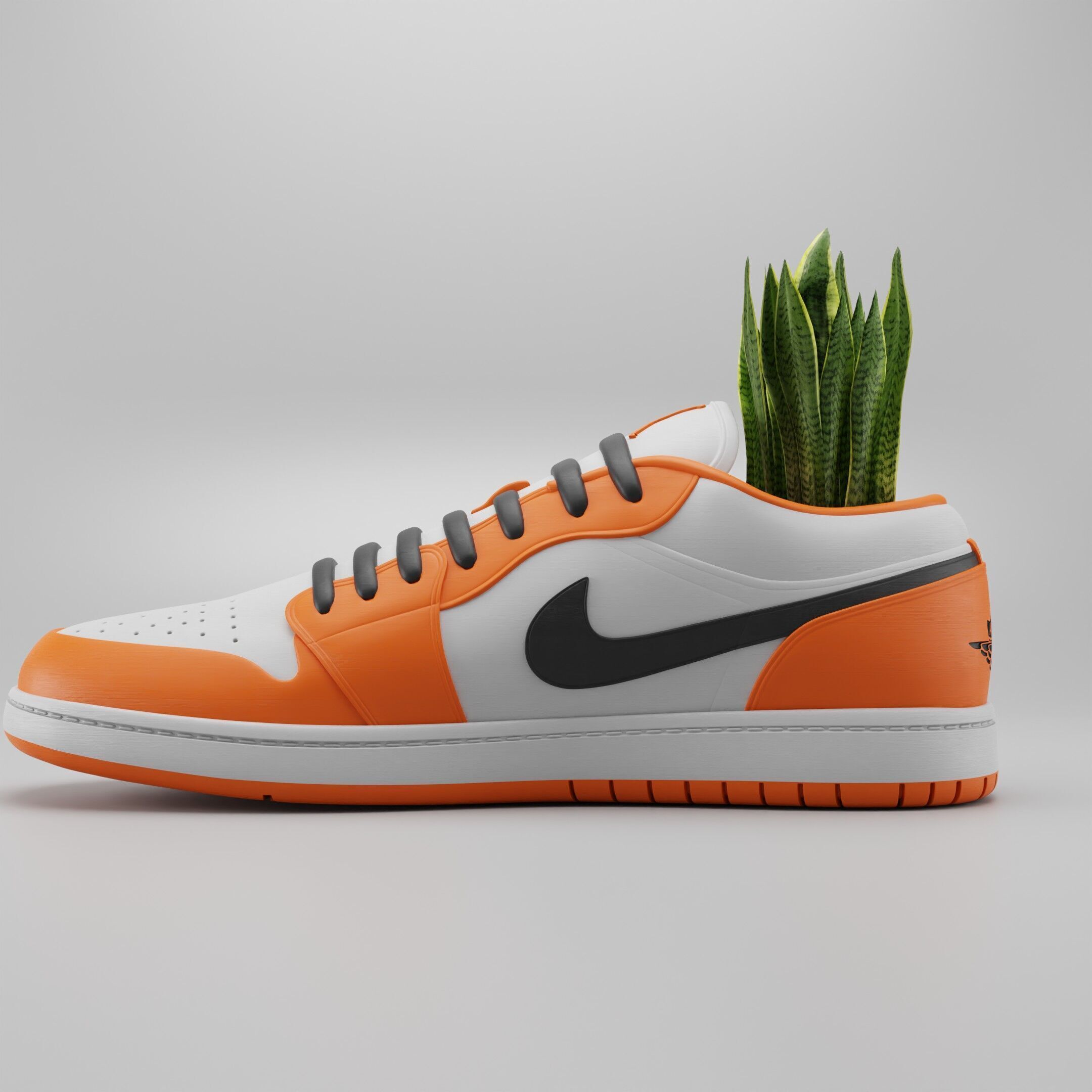  Nike Air Jordan 1 Low 3D print model_5