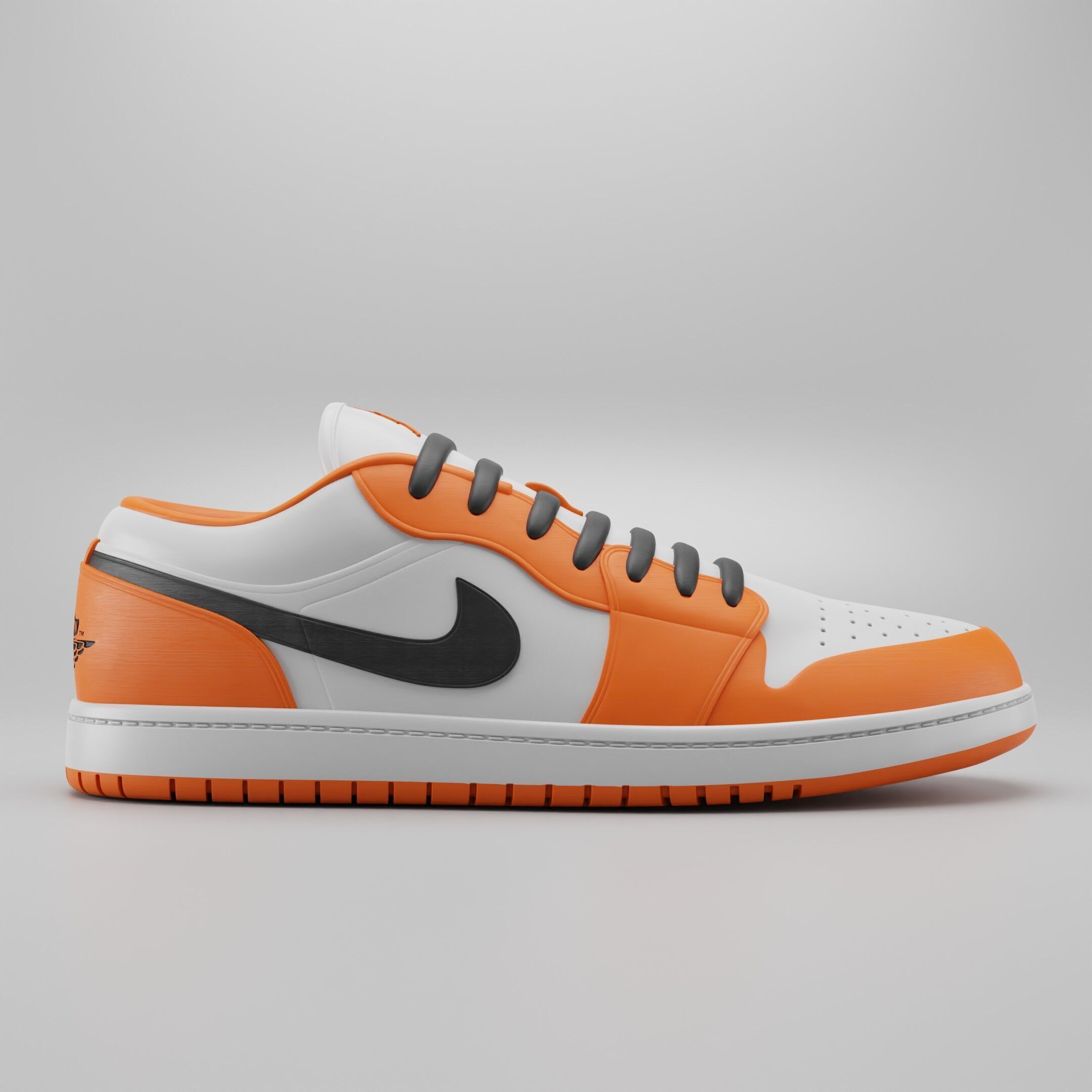  Nike Air Jordan 1 Low 3D print model_7
