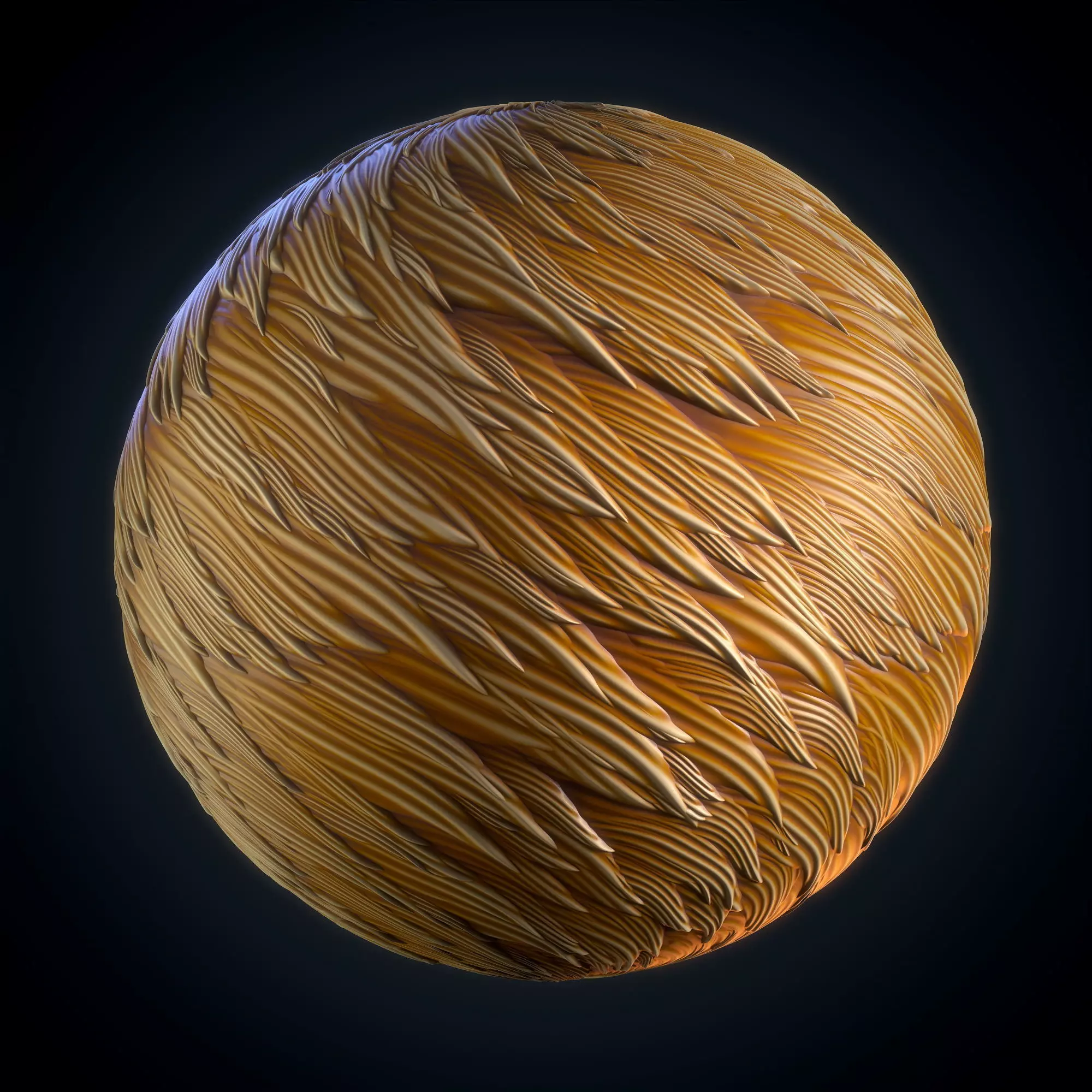 Fur Stylized - Vol 02 - SBsar - Maps 3D model