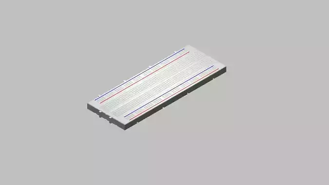 3D Breadboard CAD File- DWG Format
