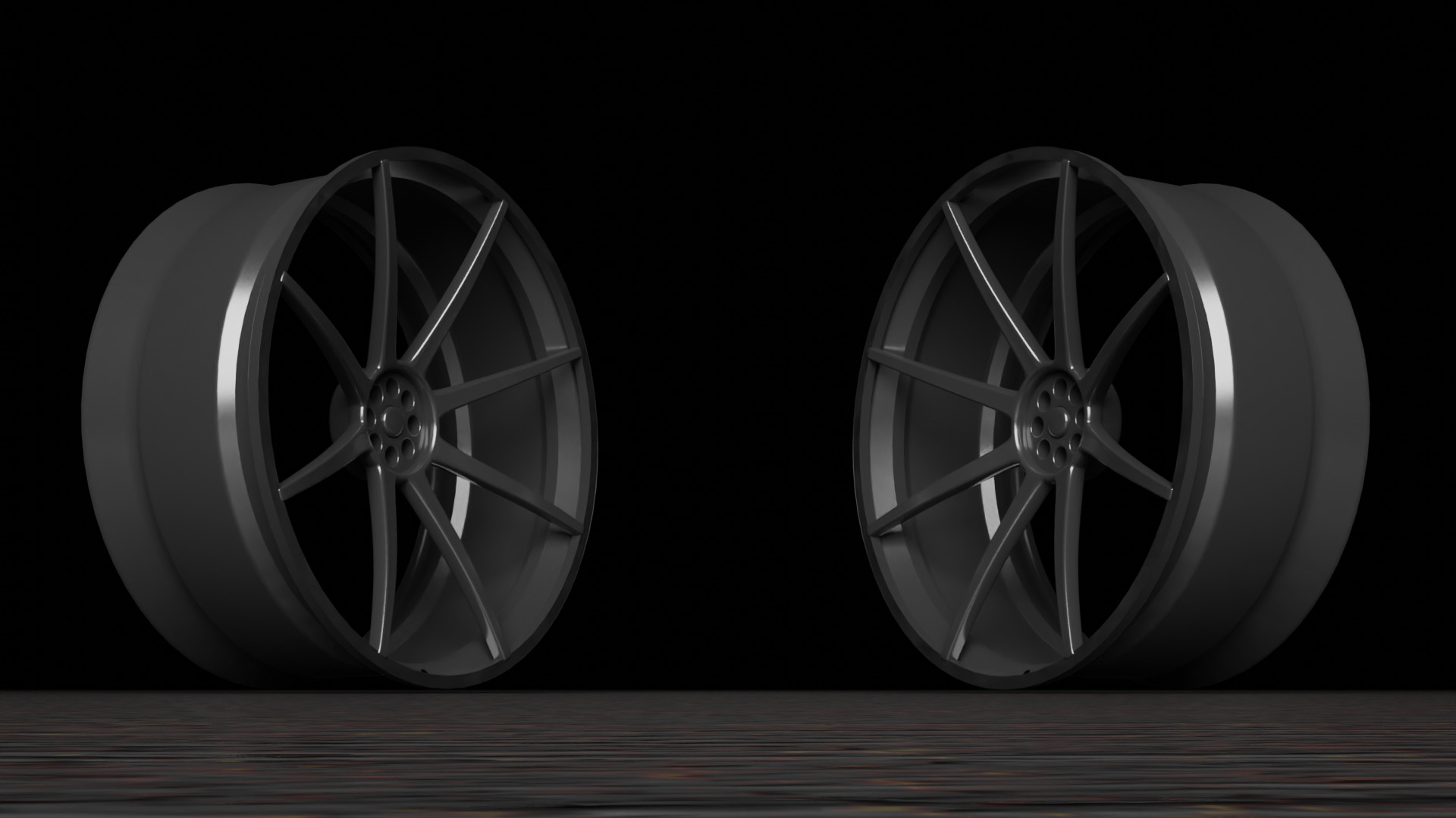 JDM Style Rim Free low-poly 3D model_6