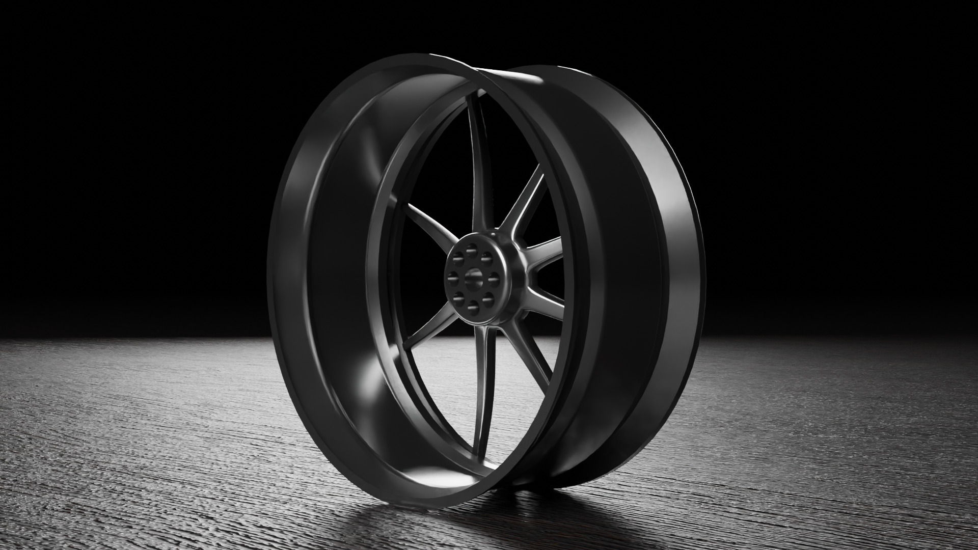 JDM Style Rim Free low-poly 3D model_4