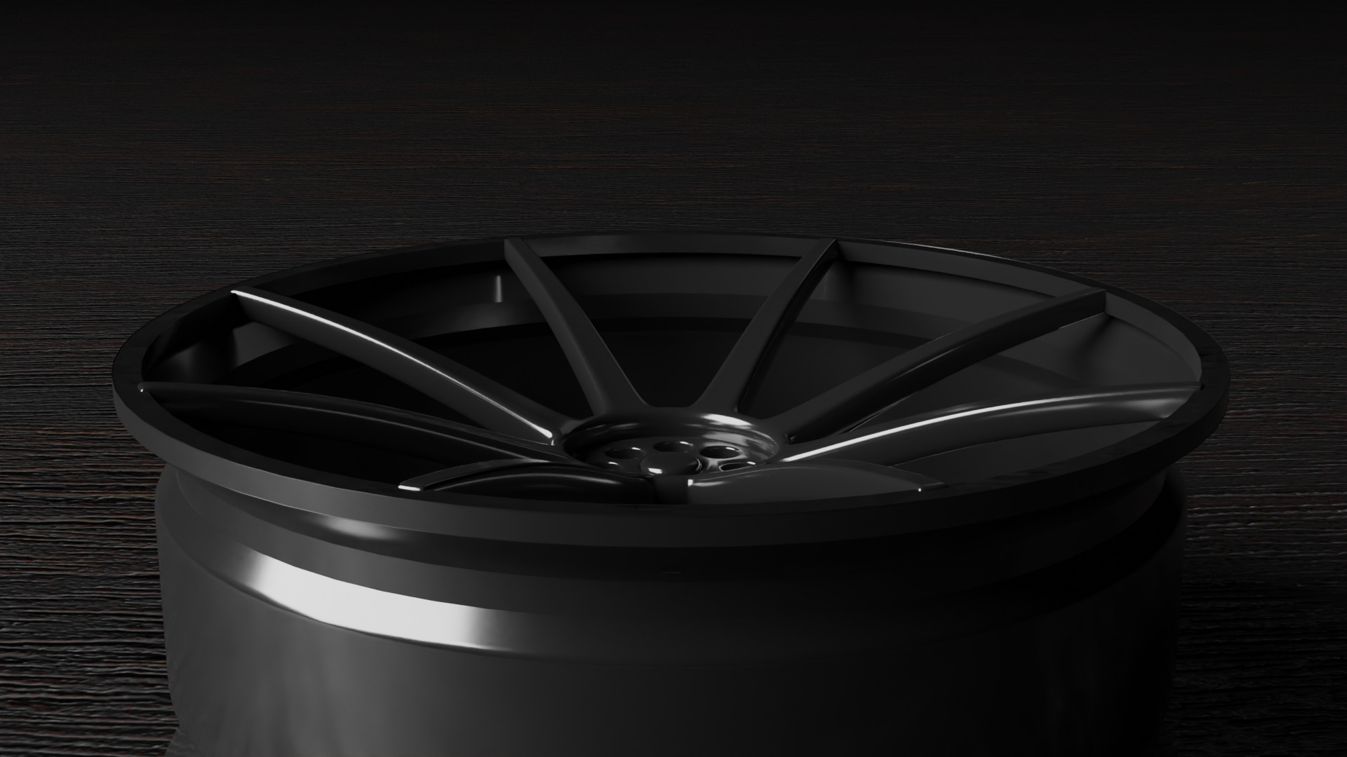 JDM Style Rim Free low-poly 3D model_5