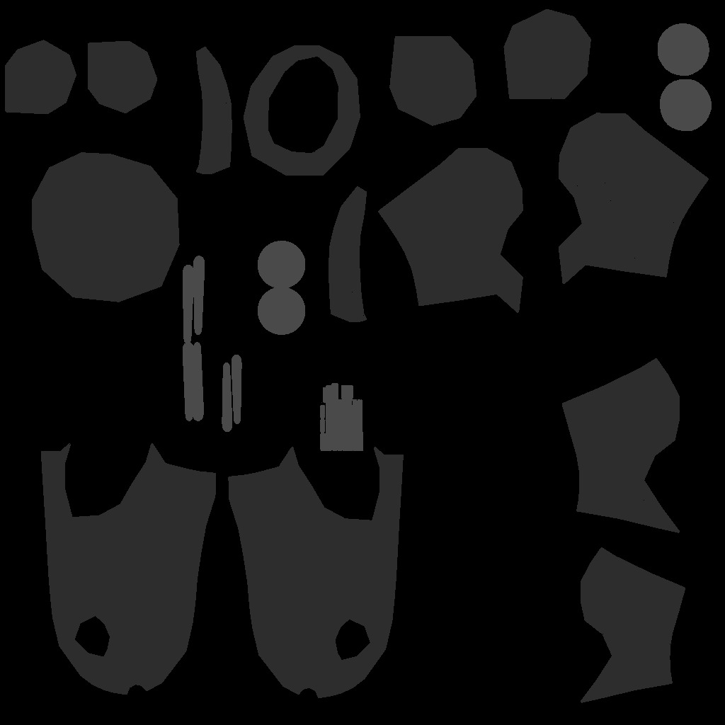 Low ploy black panther Low-poly 3D model_4