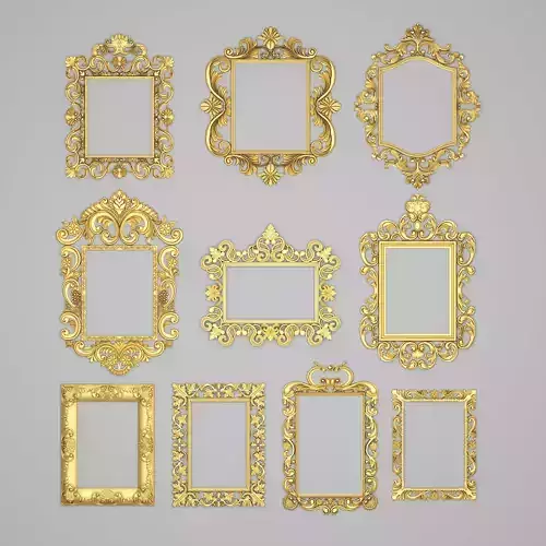 Collection Of 10 Classic Frame Mirrors Part 1