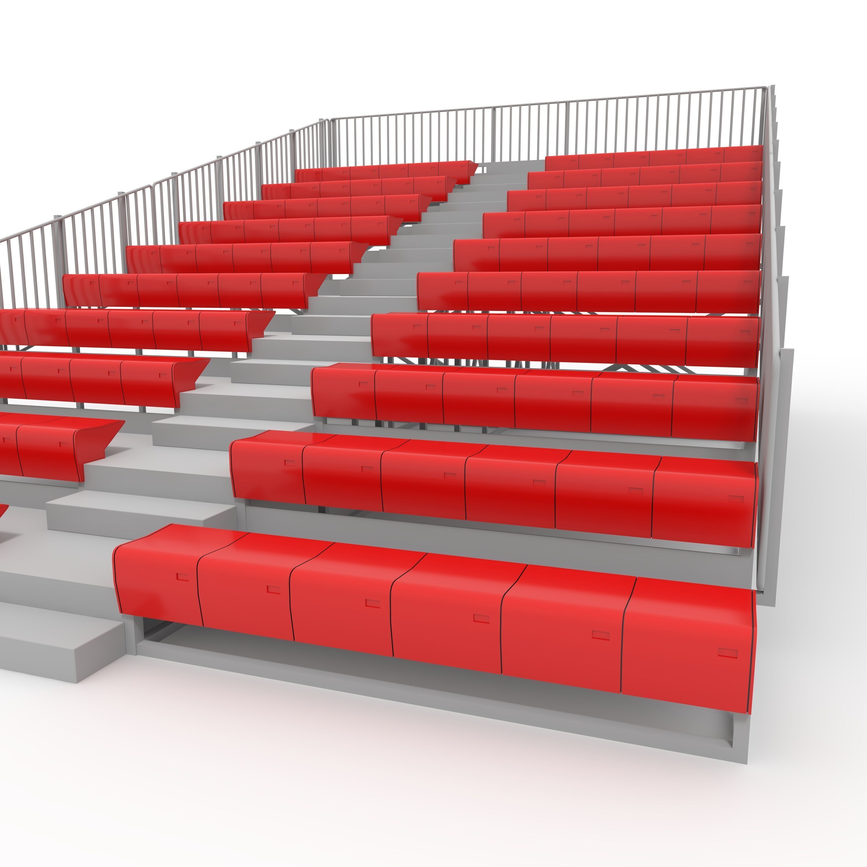 Bleachers 54 3D model_22