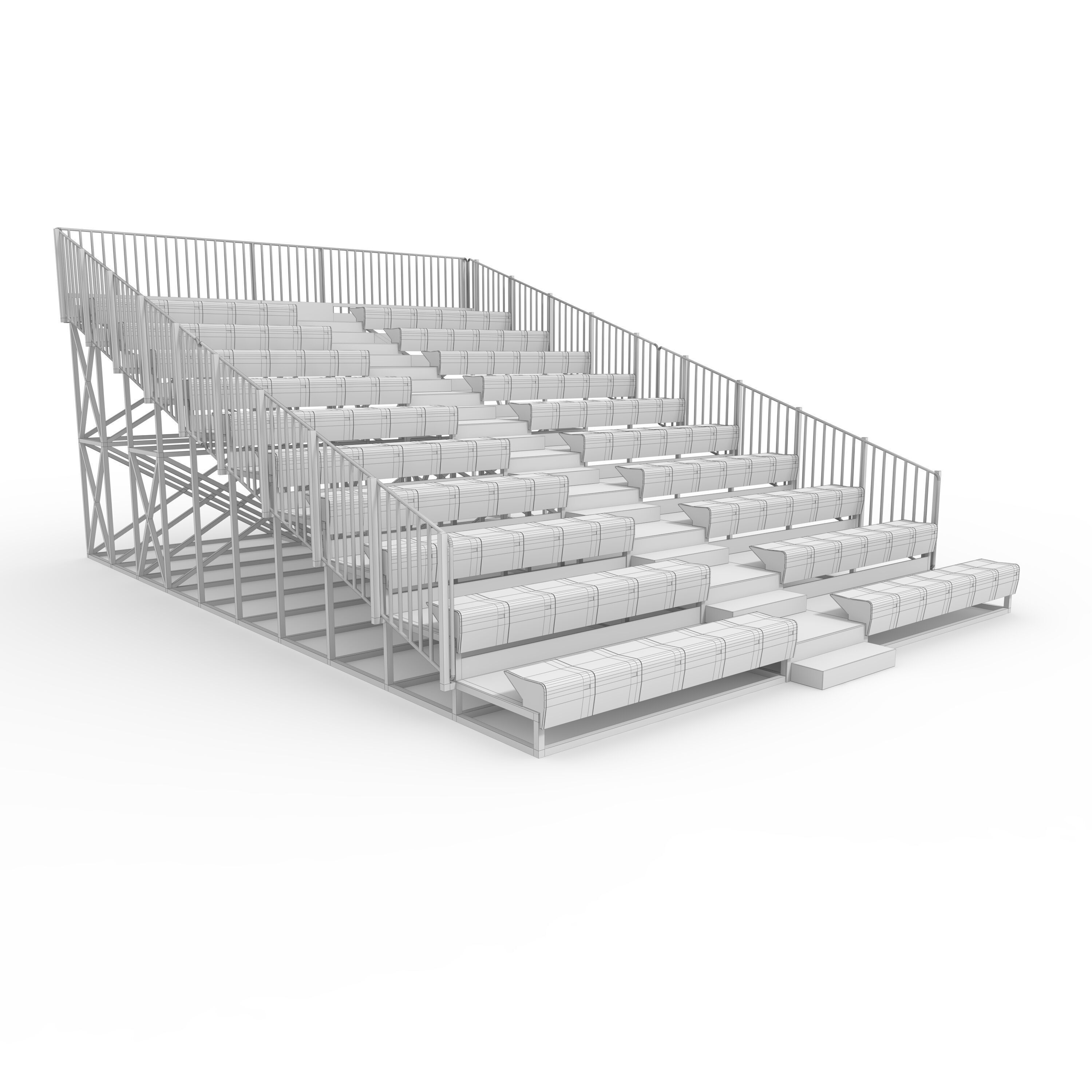Bleachers 54 3D model_9