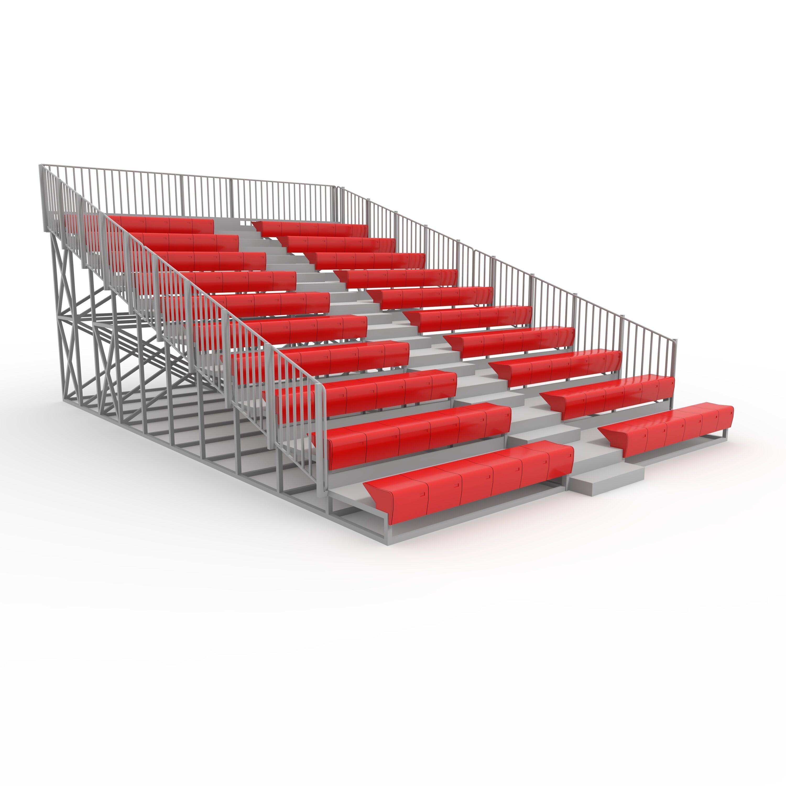 Bleachers 54 3D model_8