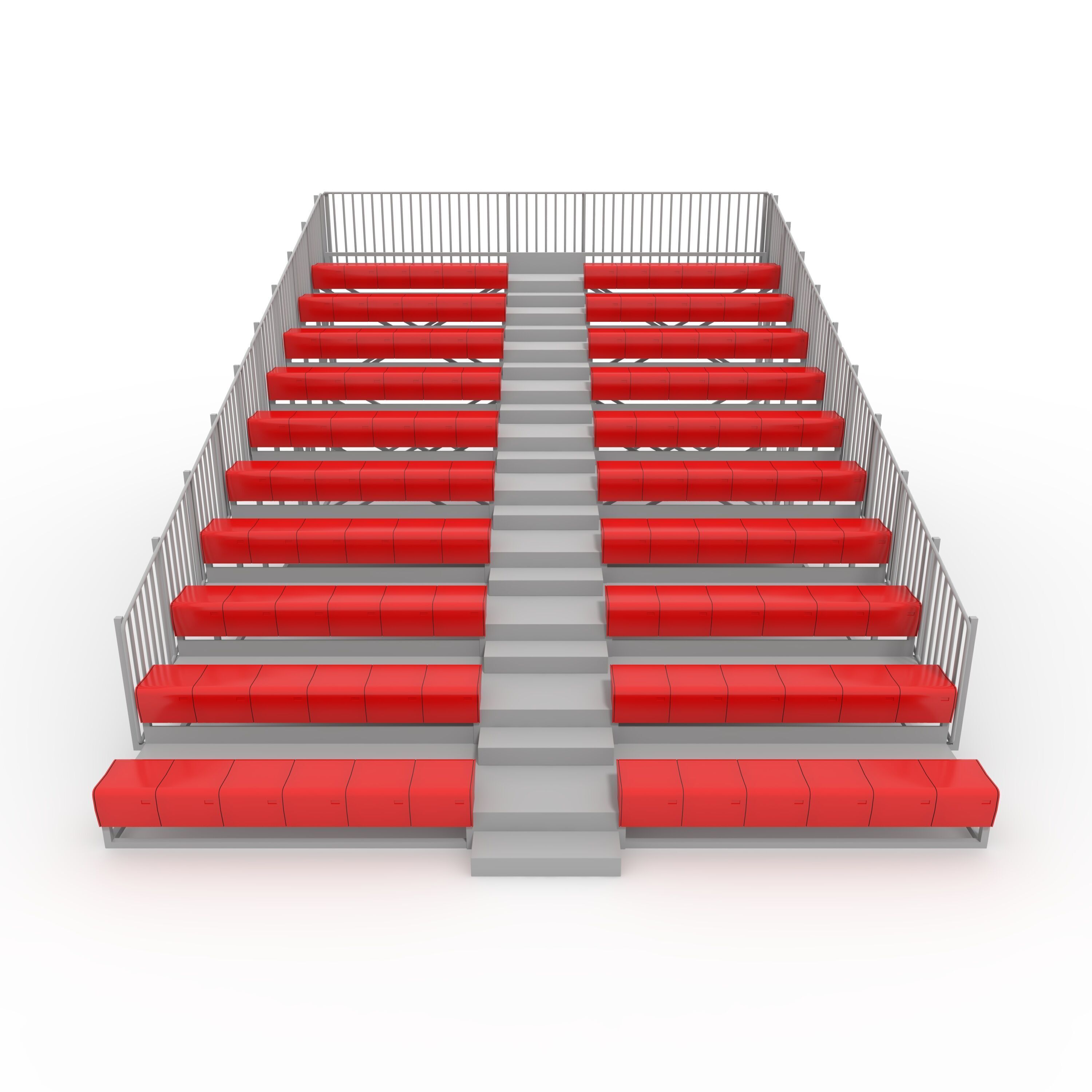 Bleachers 54 3D model_2