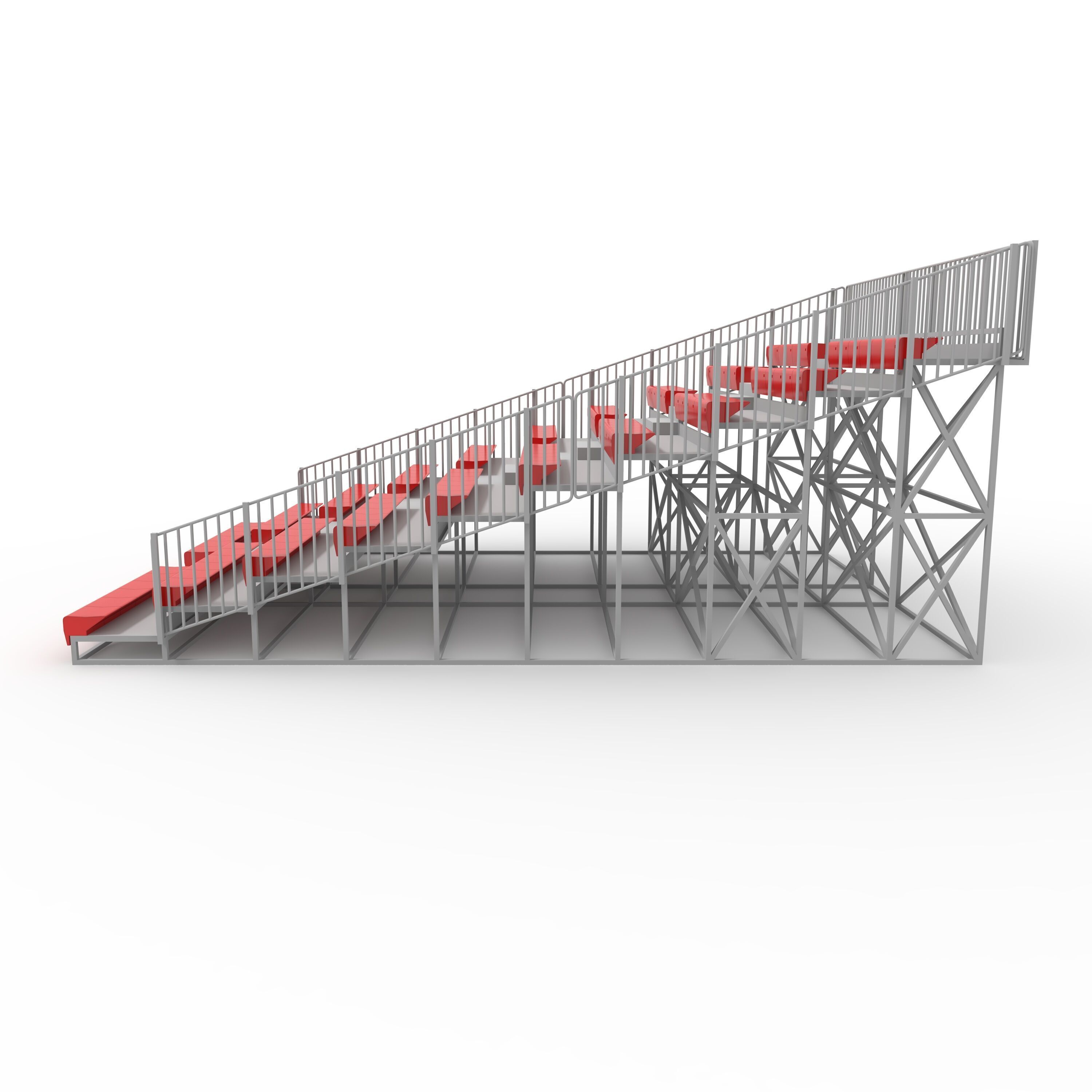 Bleachers 54 3D model_12