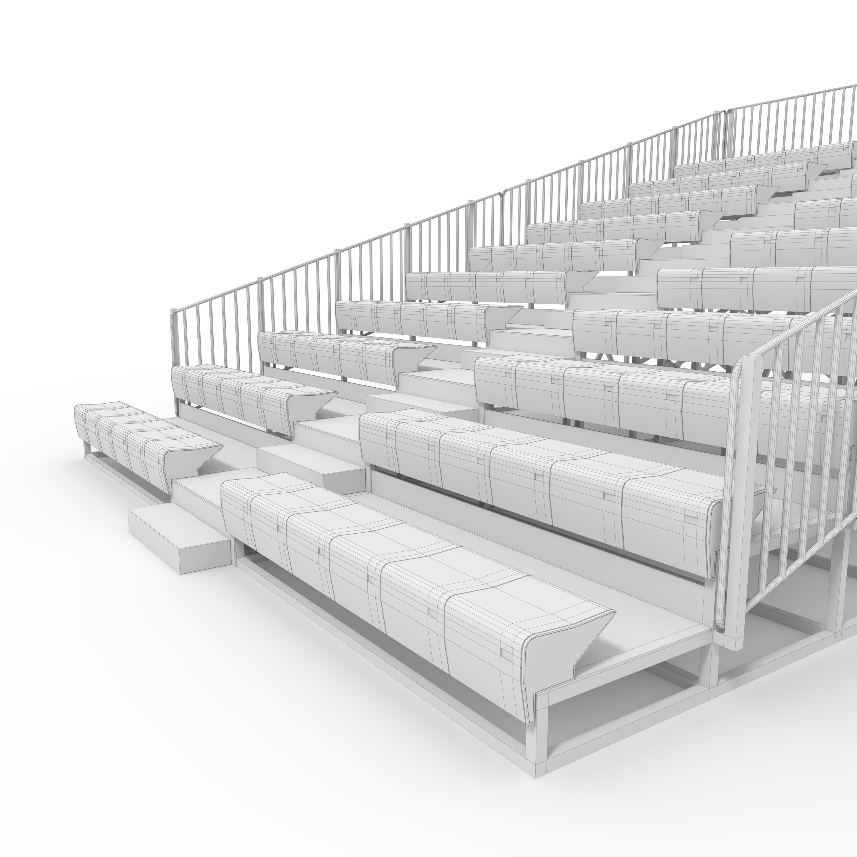 Bleachers 54 3D model_21