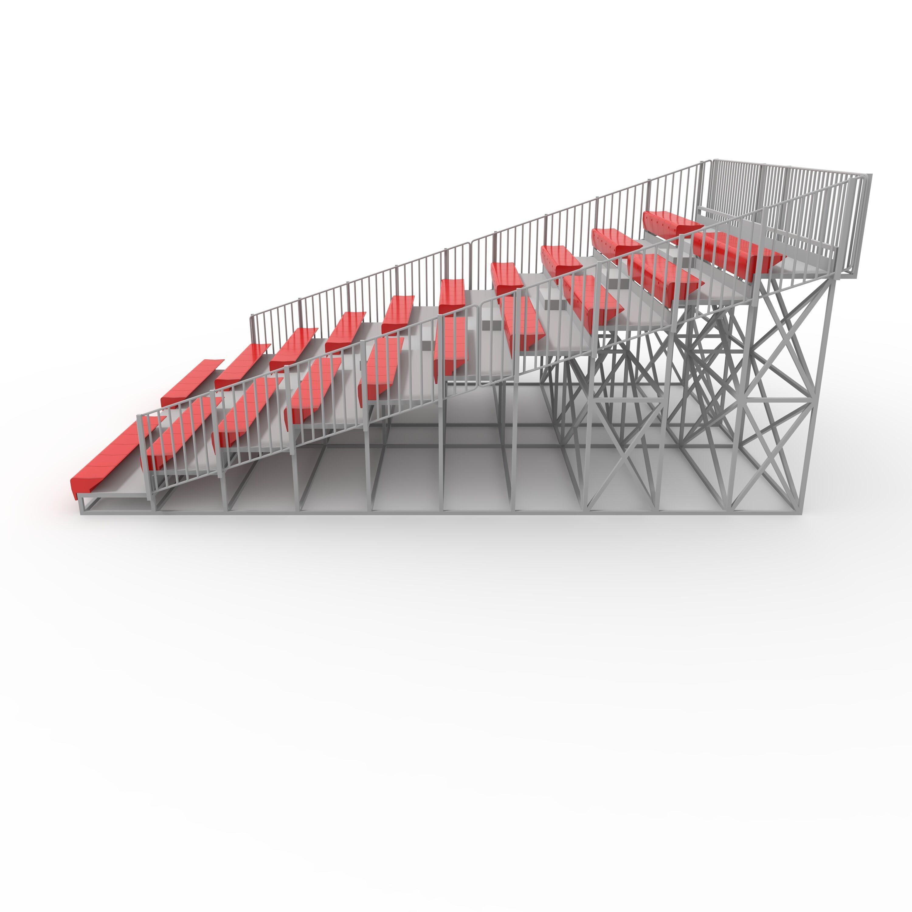 Bleachers 54 3D model_4