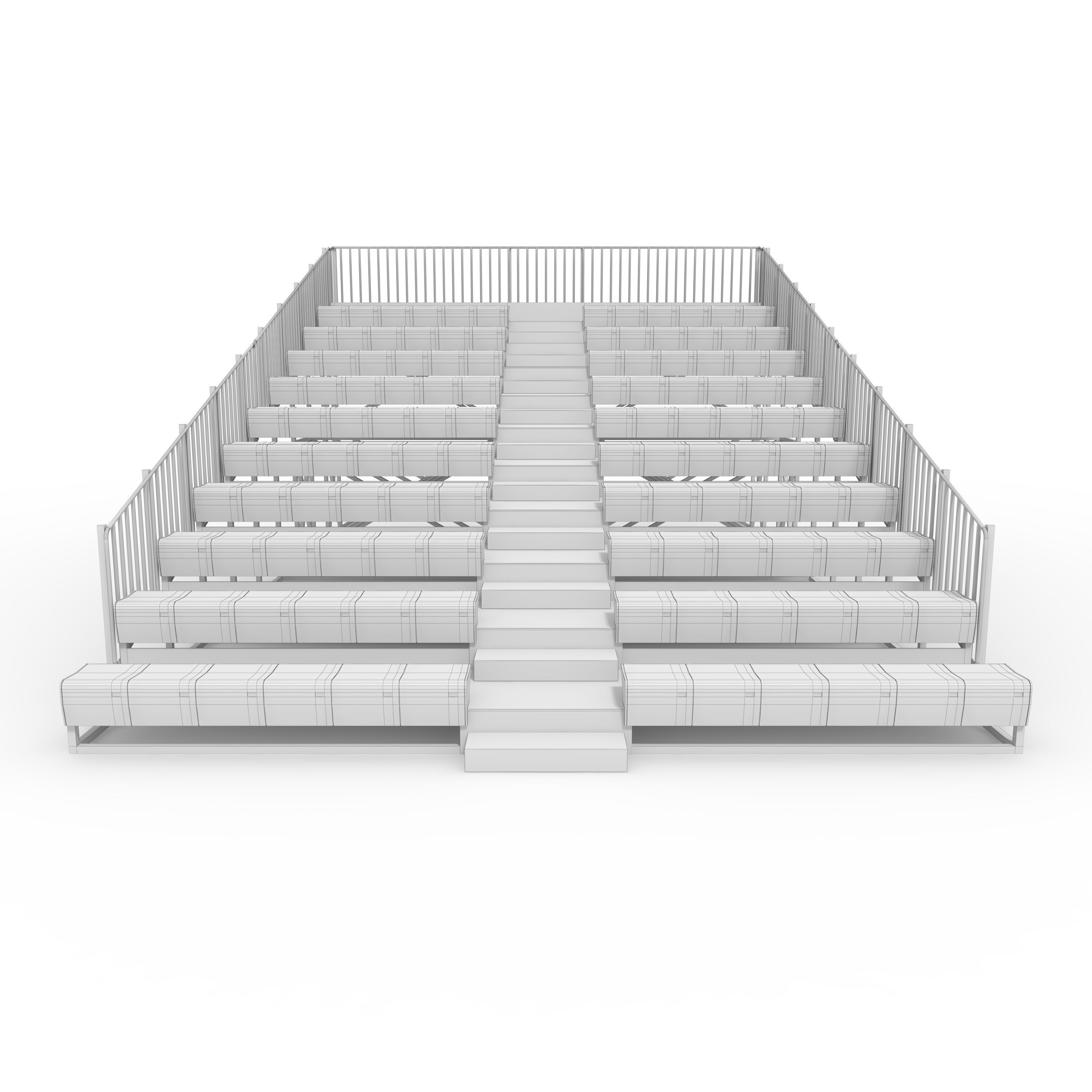 Bleachers 54 3D model_11