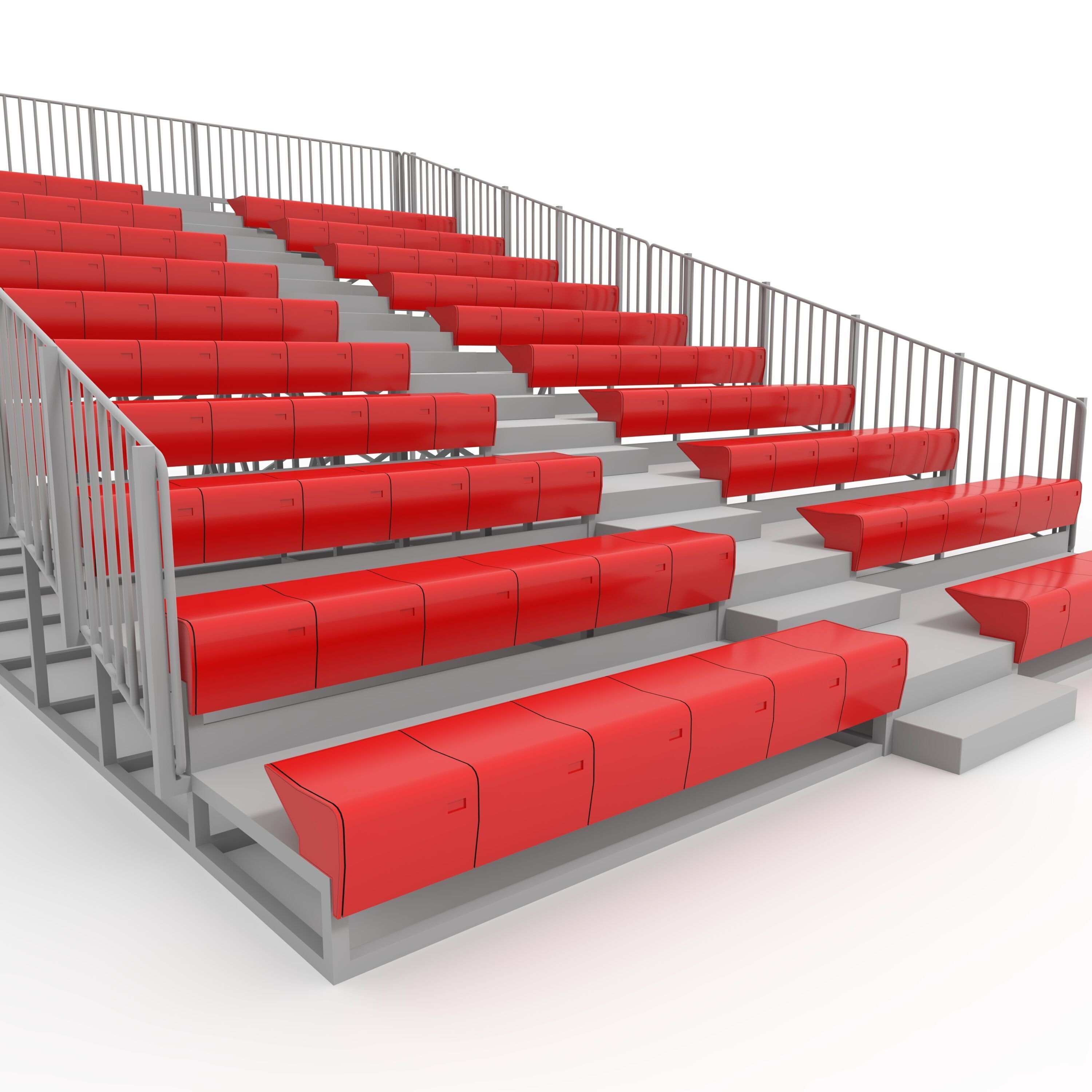 Bleachers 54 3D model_16