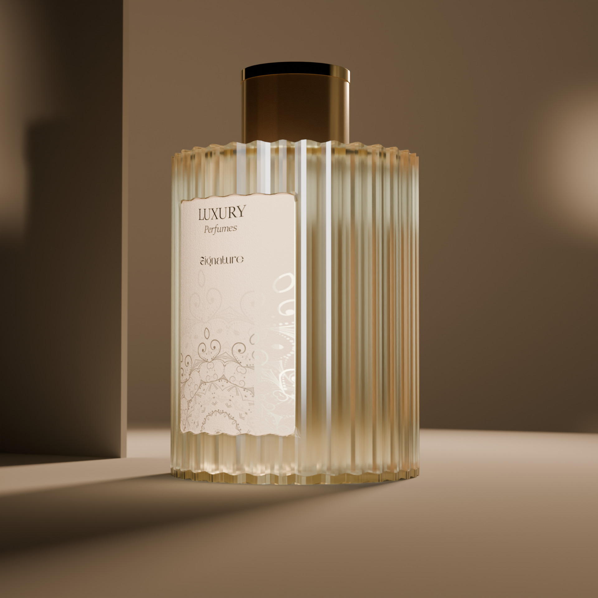 Luxury Perfume Render Blender Low-poly 3D model_2
