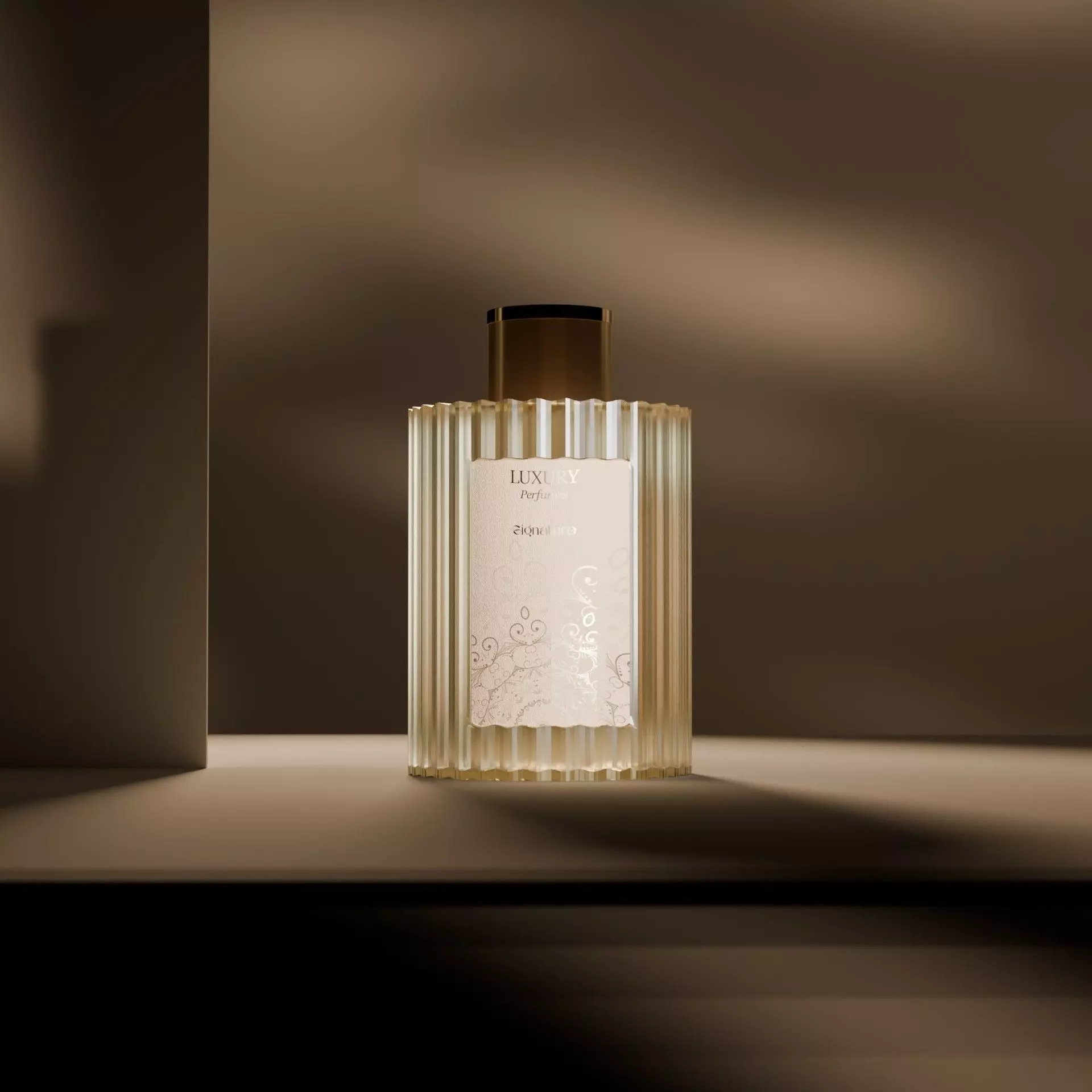 Luxury Perfume Render Blender Low-poly 3D model_0