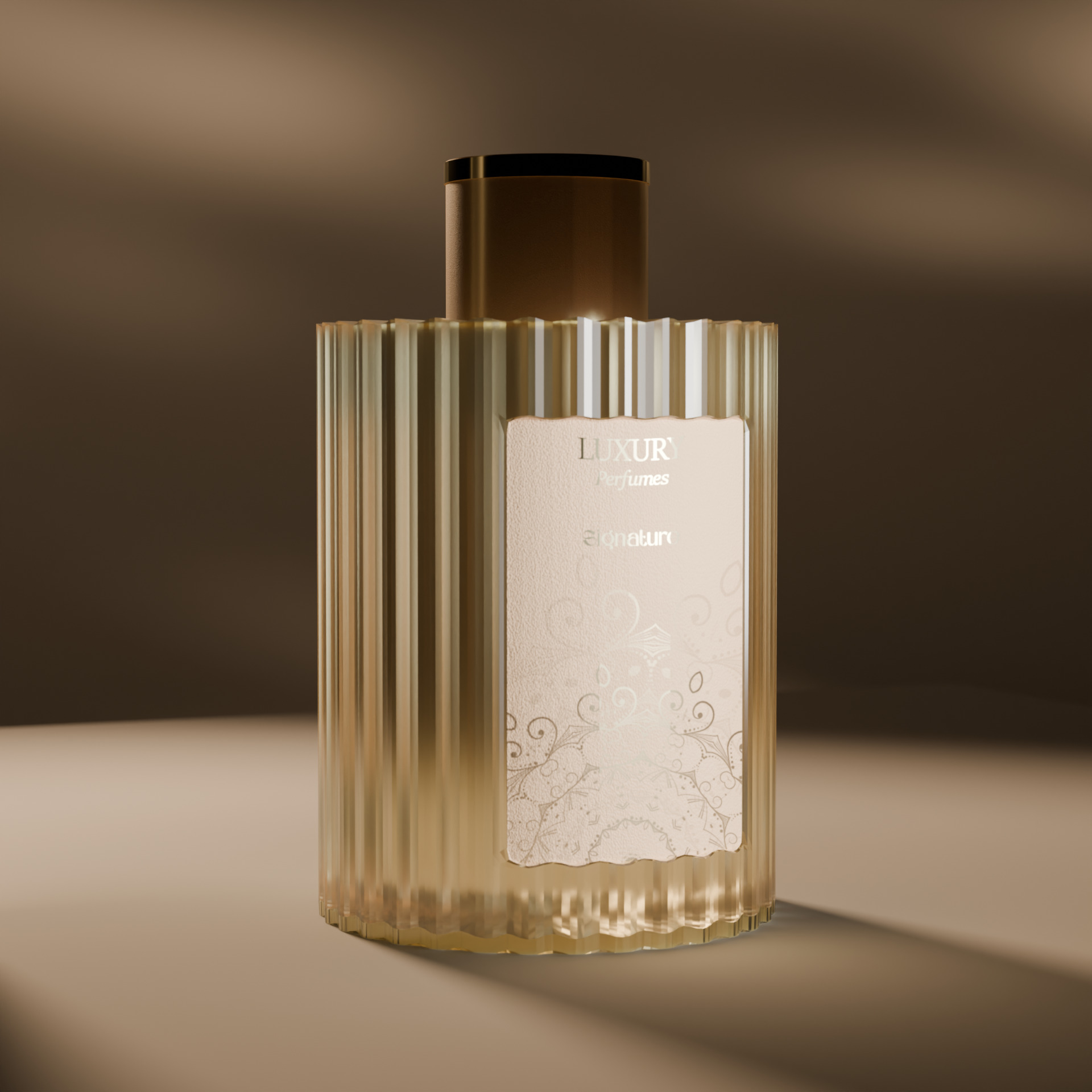 Luxury Perfume Render Blender Low-poly 3D model_1