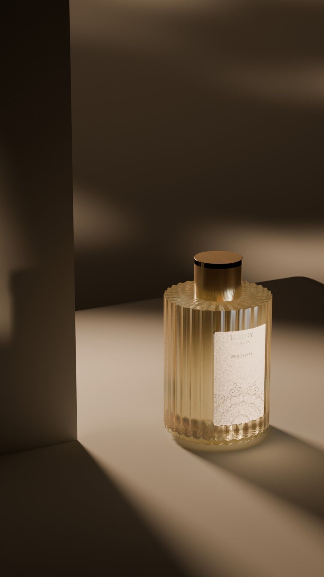 Luxury Perfume Render Blender Low-poly 3D model_4