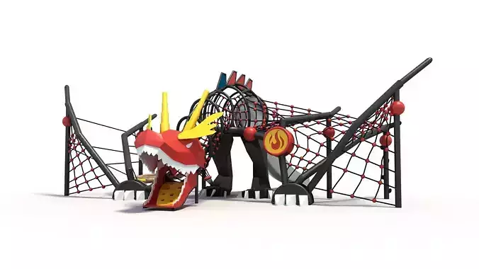 Dragon themed rope climbing