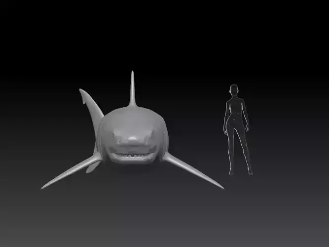 Great White Shark pose 1