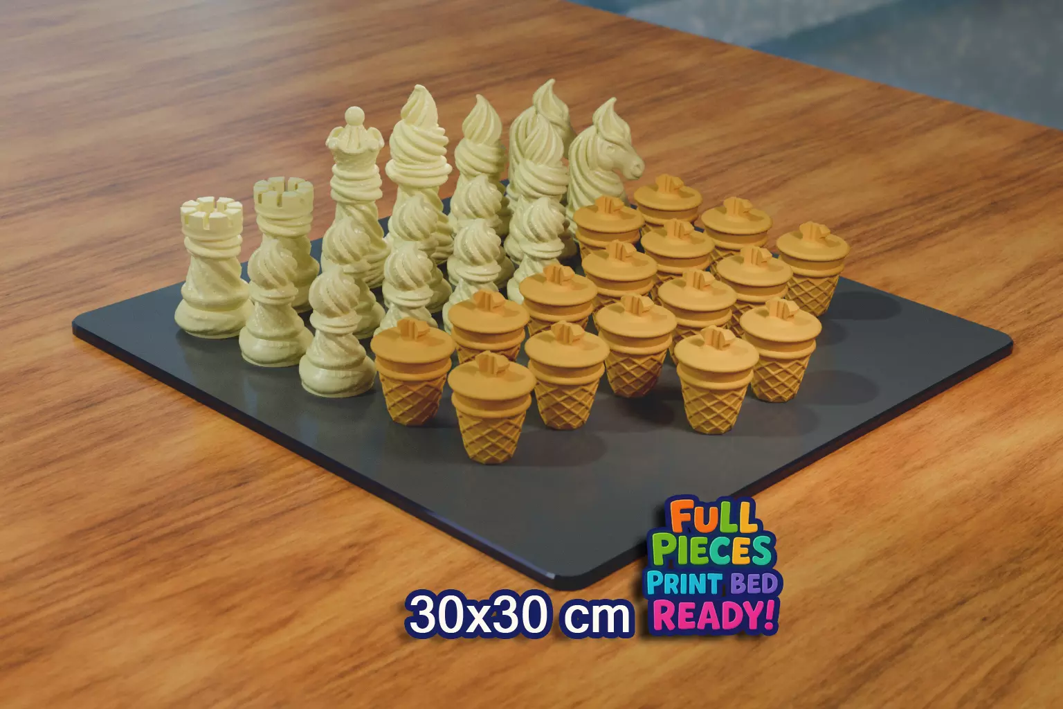 Choco Cream Chess  3D print model_0