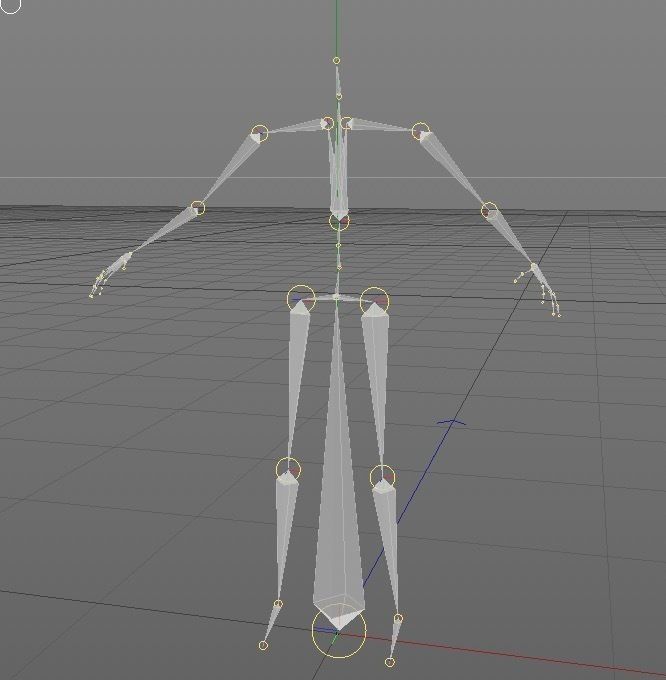 Futuristic Male Human Game Character Low-poly 3D model_13