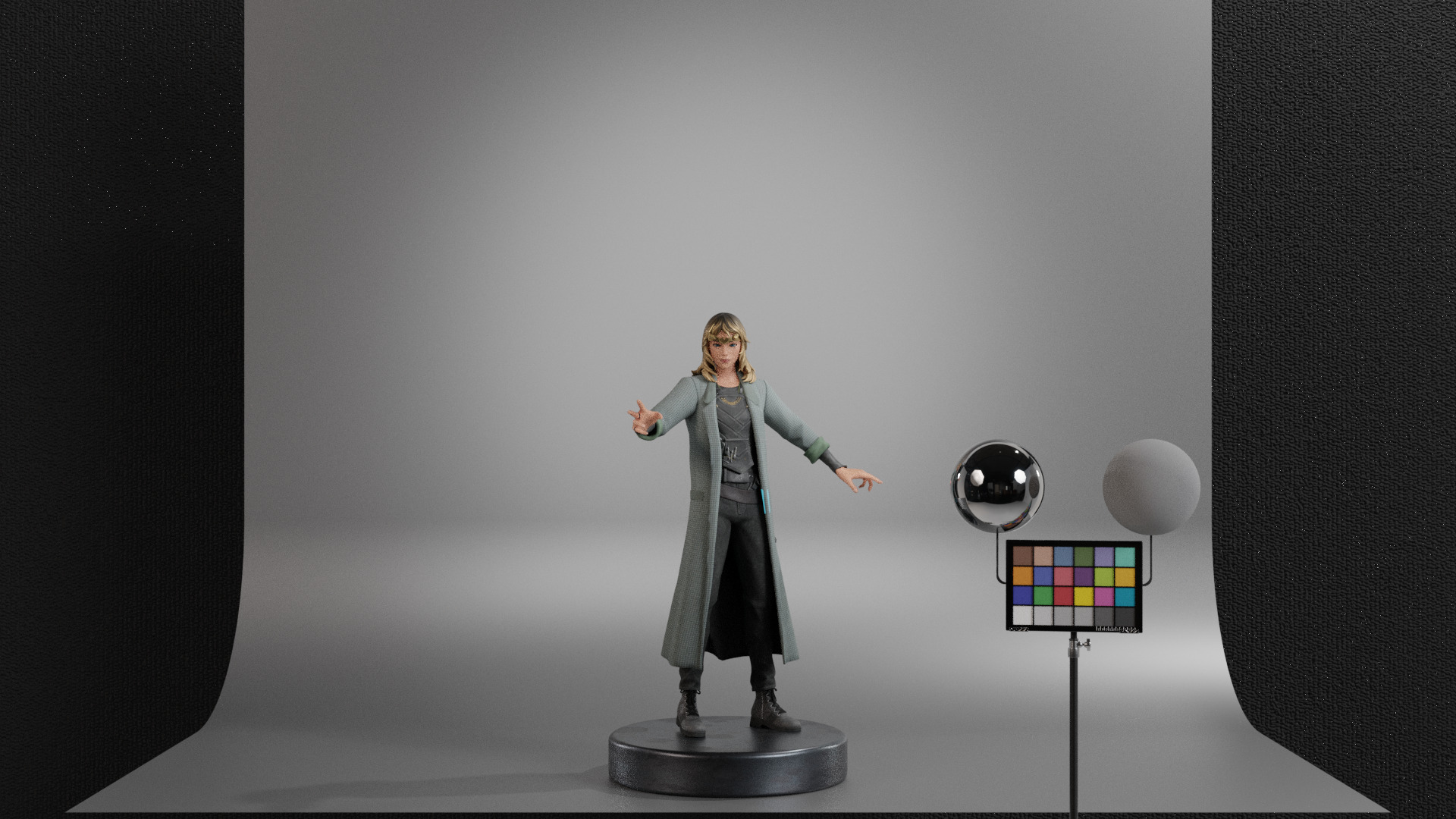 Sylvie Laufeydottir Low-poly 3D model_9