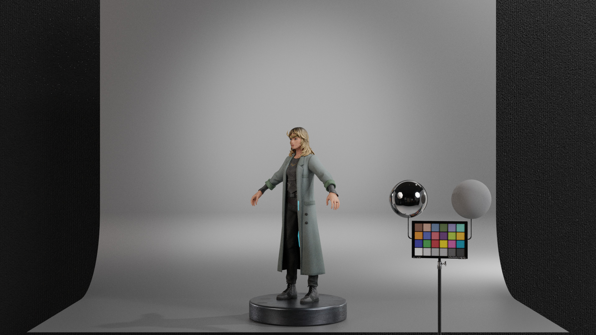 Sylvie Laufeydottir Low-poly 3D model_8