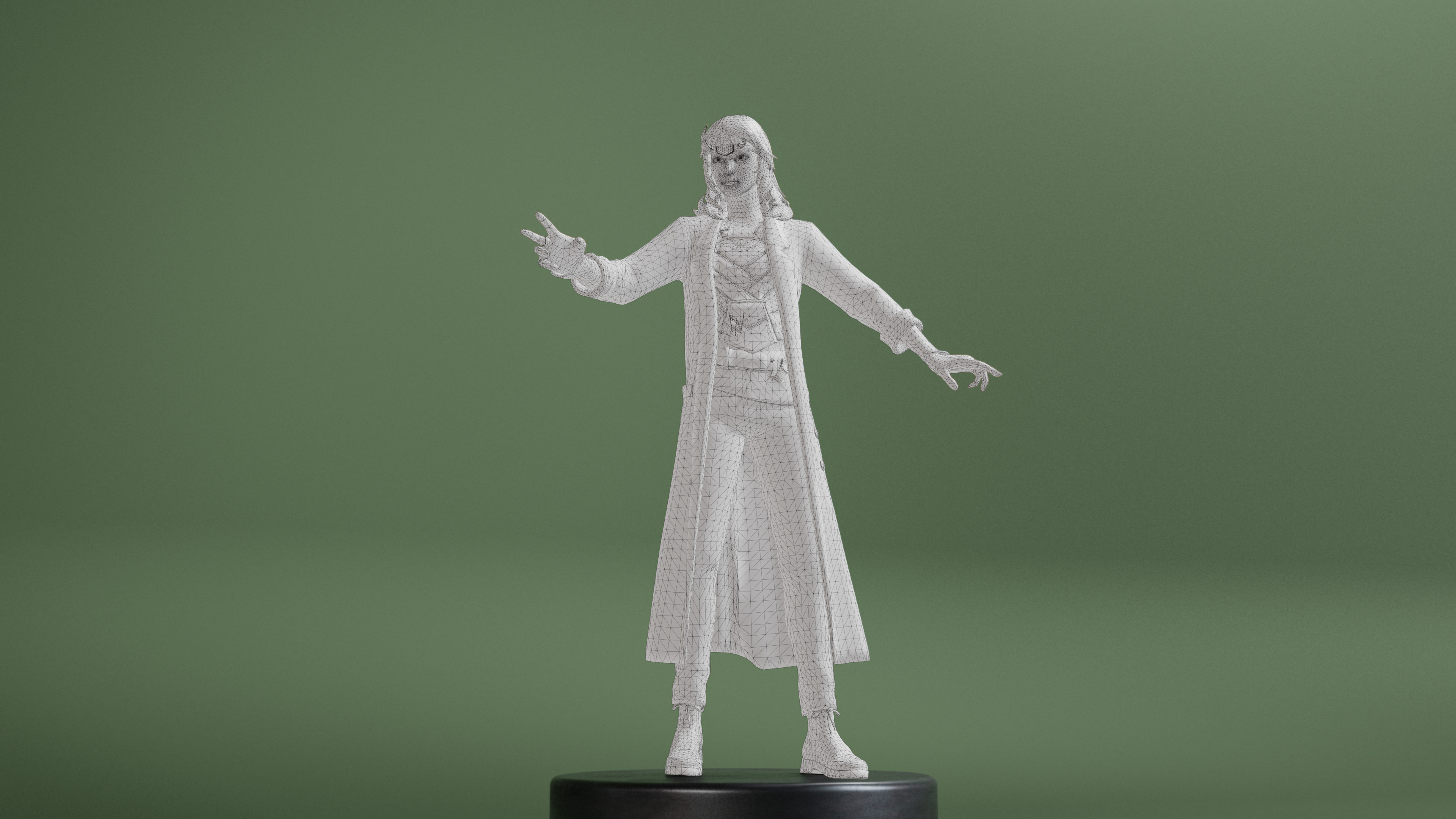 Sylvie Laufeydottir Low-poly 3D model_19