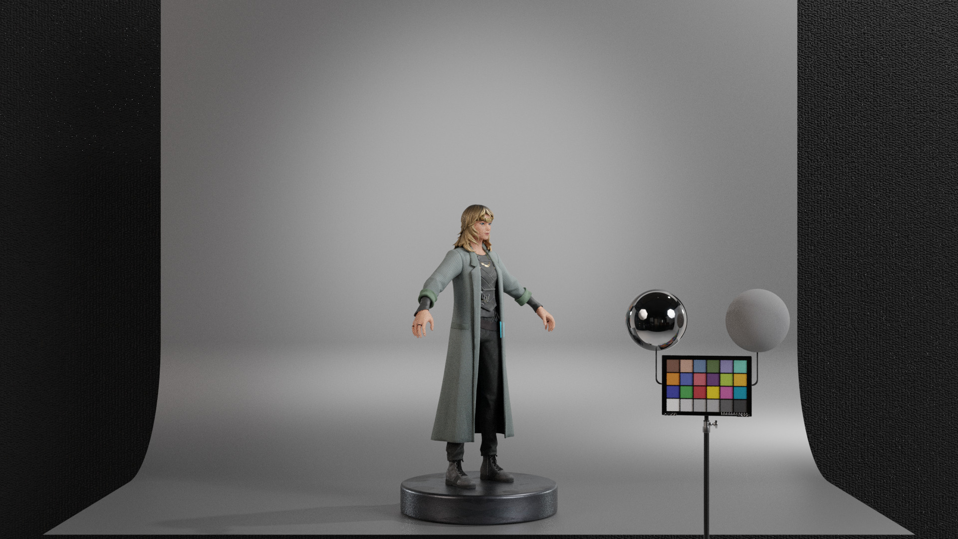 Sylvie Laufeydottir Low-poly 3D model_2