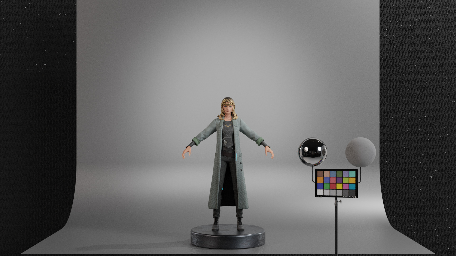 Sylvie Laufeydottir Low-poly 3D model_1